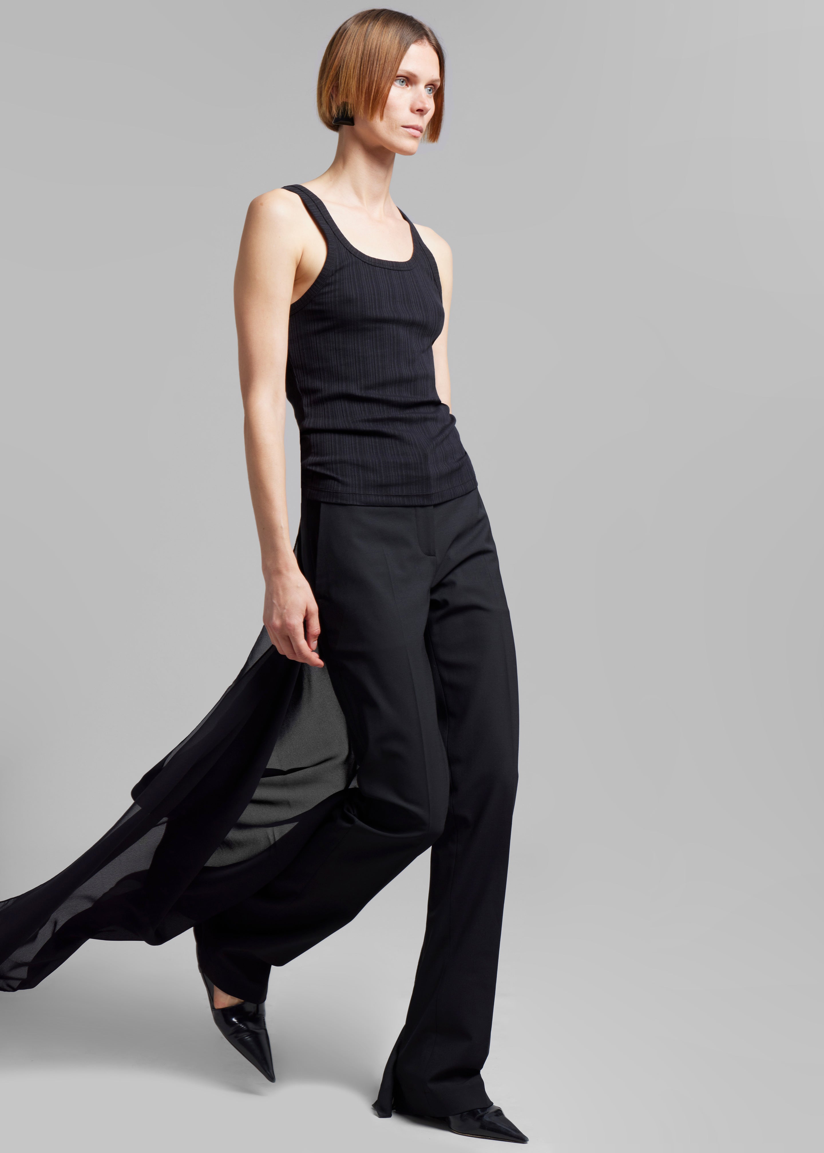 Coperni Voile Tailored Trousers - Black - 1