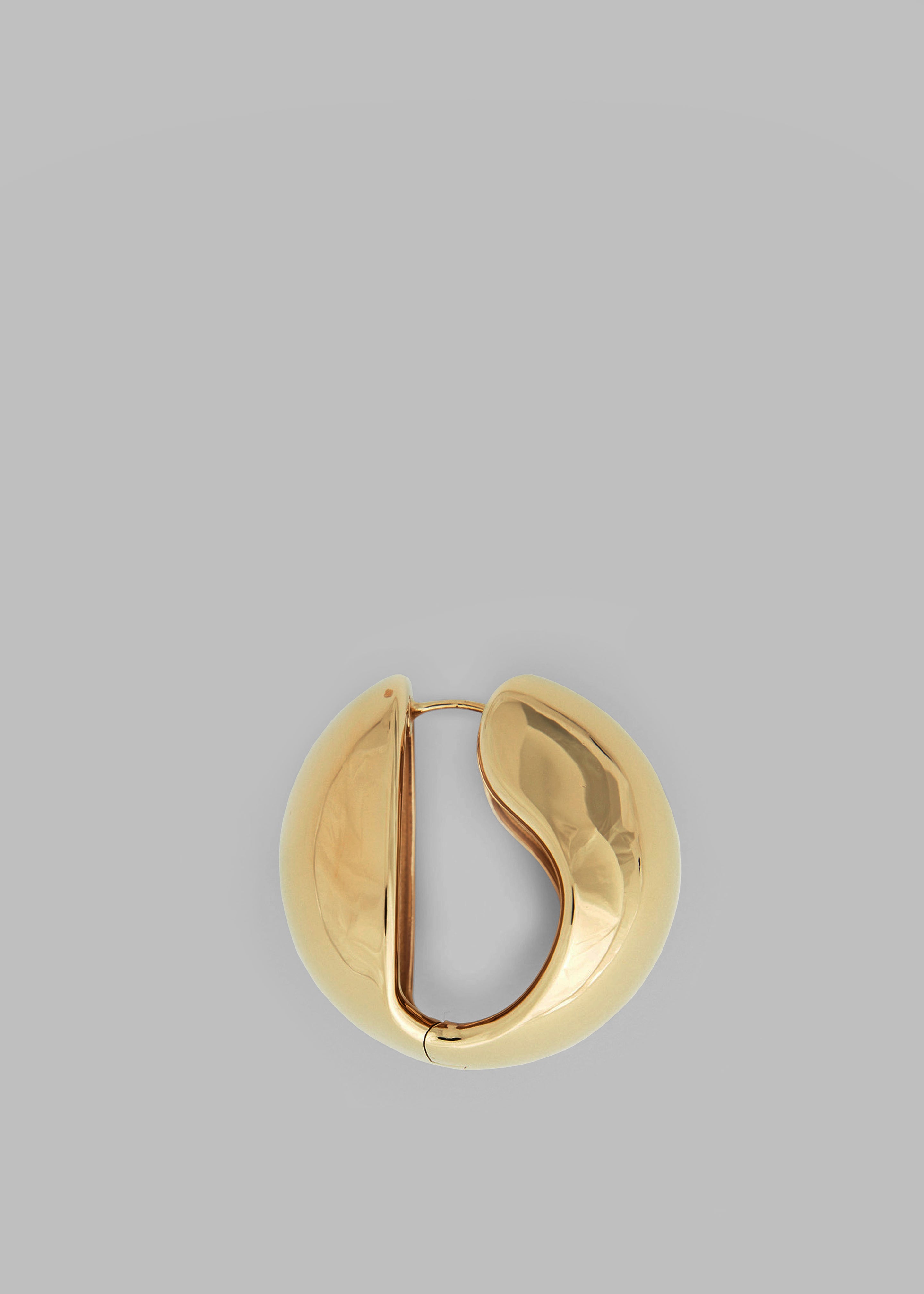 Coperni XL Logo Creole Earrings - Gold - 5