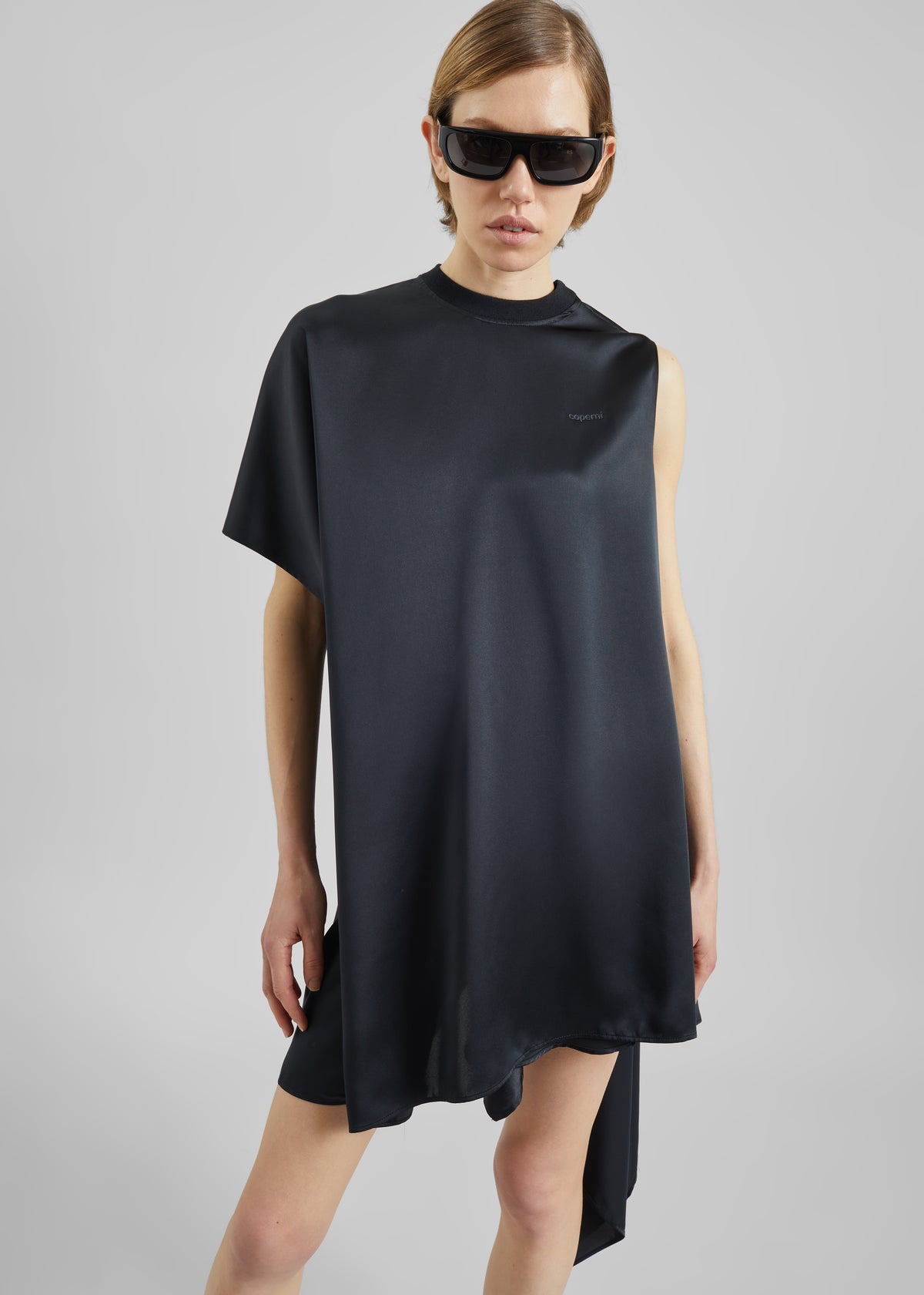 Coperni Zero Waste Draped Dress - Black - 4