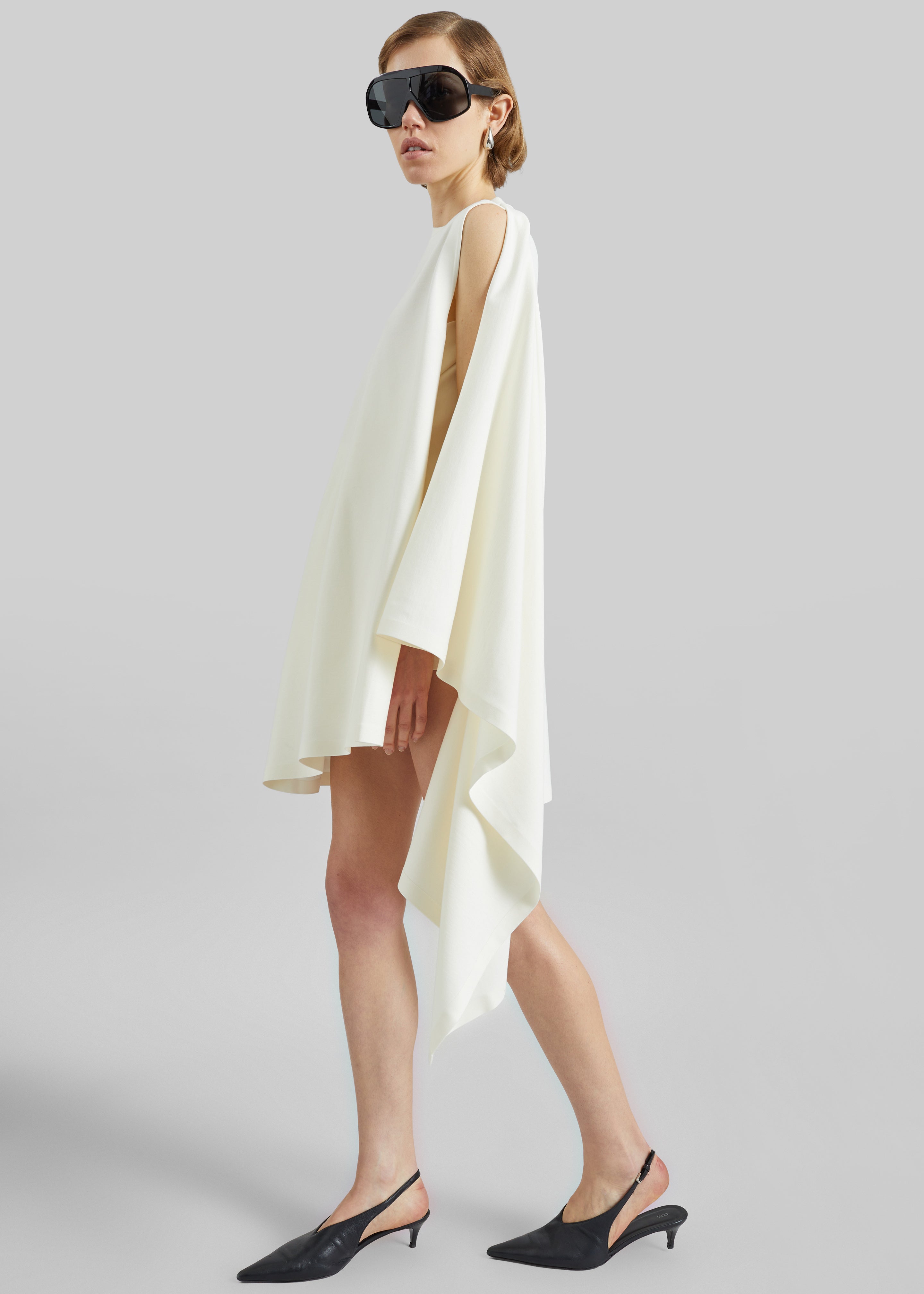 Coperni Zero Waste Draped Mini Dress - White - 2