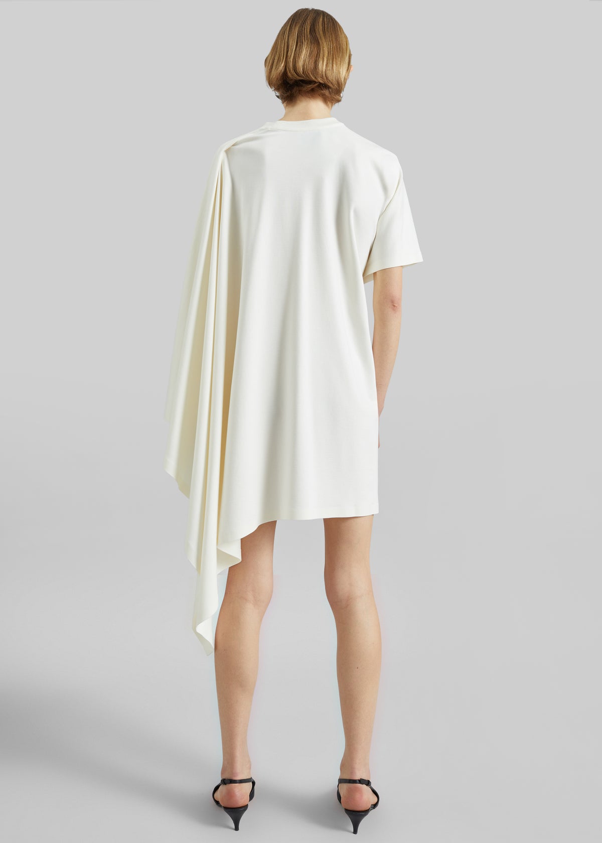 Coperni Zero Waste Draped Mini Dress - White - 5