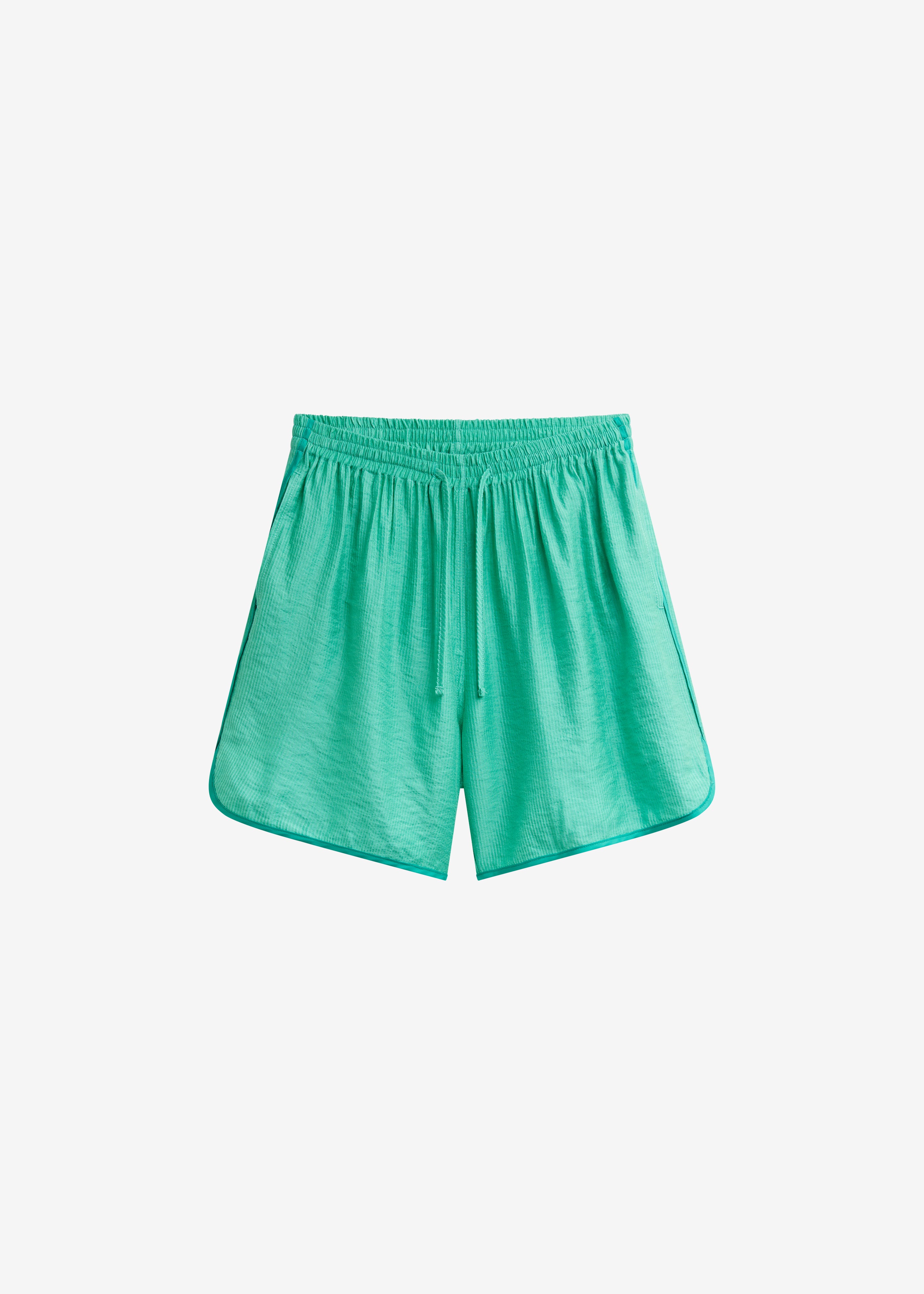 Coria Boxer Shorts - Green Stripe - 8