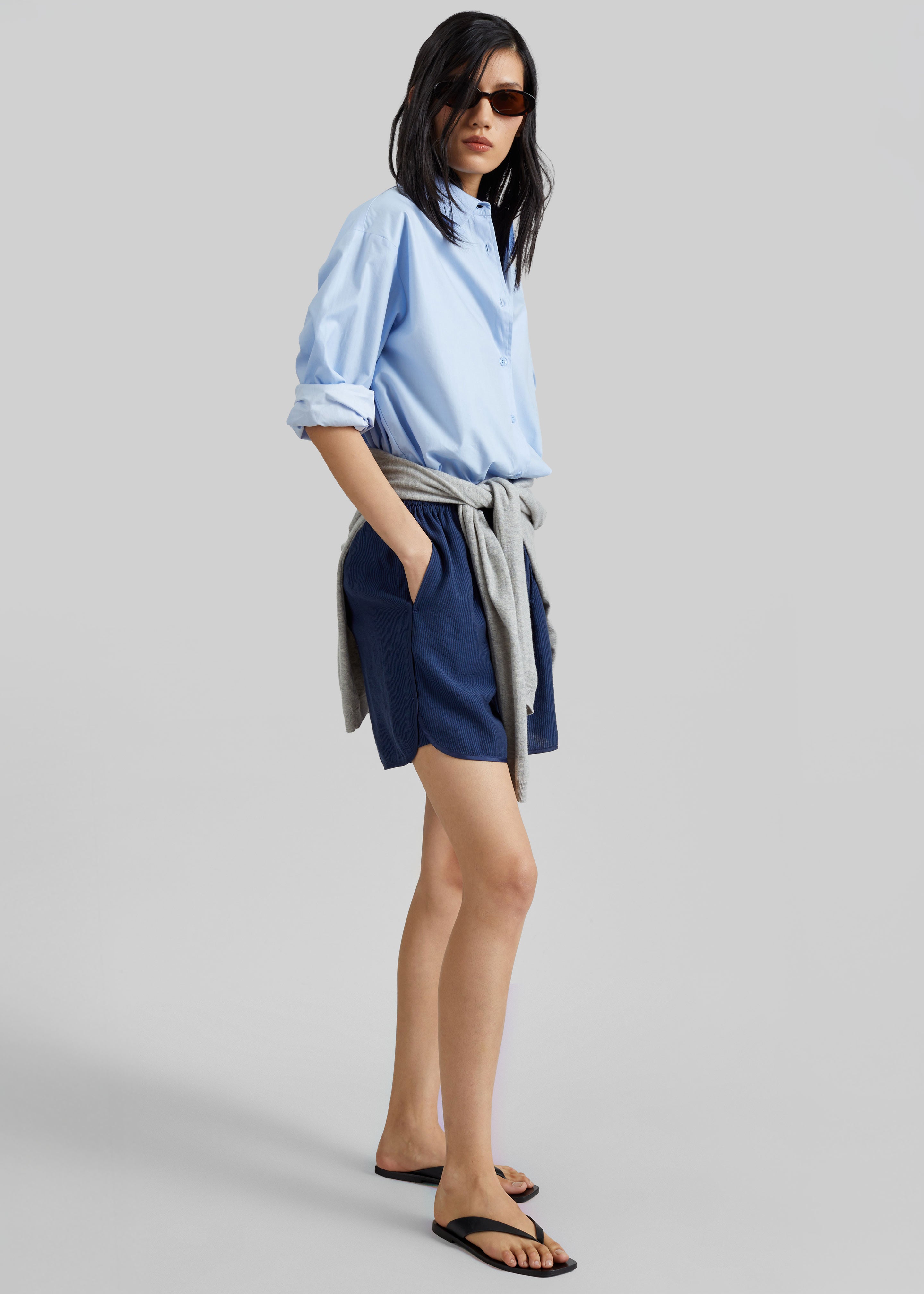 Coria Boxer Shorts - Navy Stripe - 5