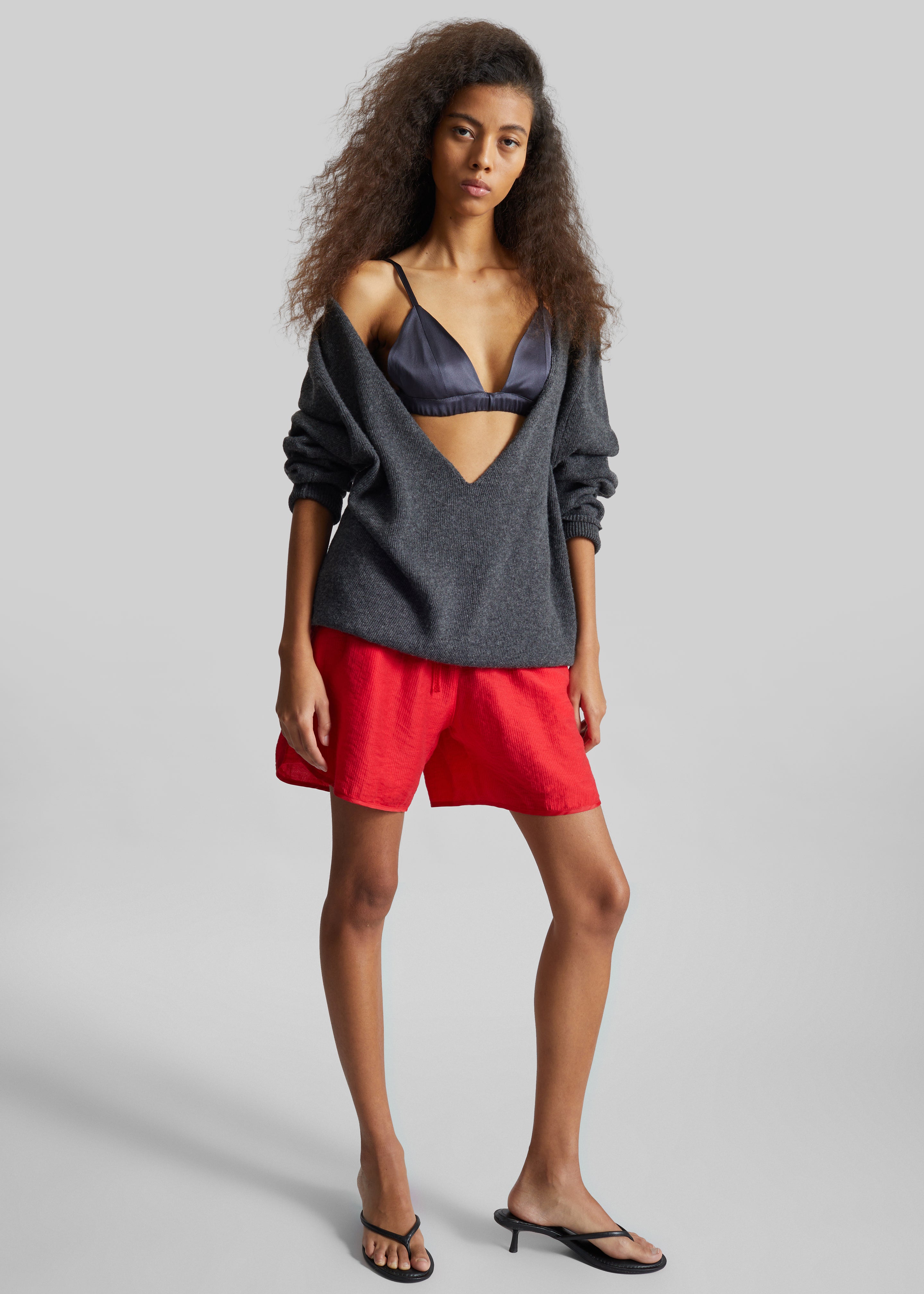Coria Boxer Shorts - Red Stripe - 5