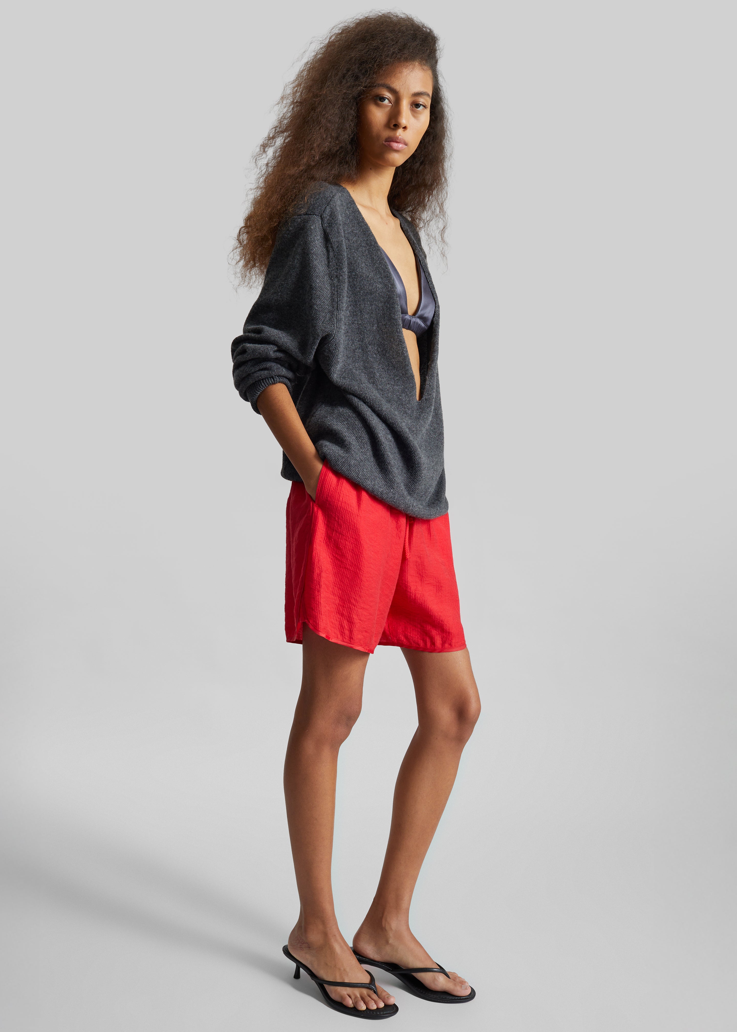 Coria Boxer Shorts - Red Stripe - 6
