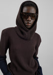 Corin Knit Snood - Brown