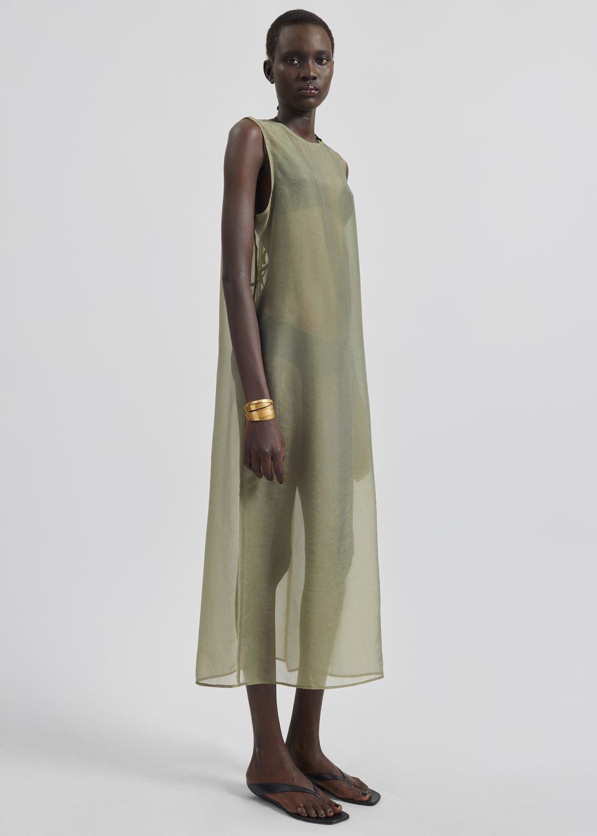 shop sheer dress Mesh See Through Maxi Dress