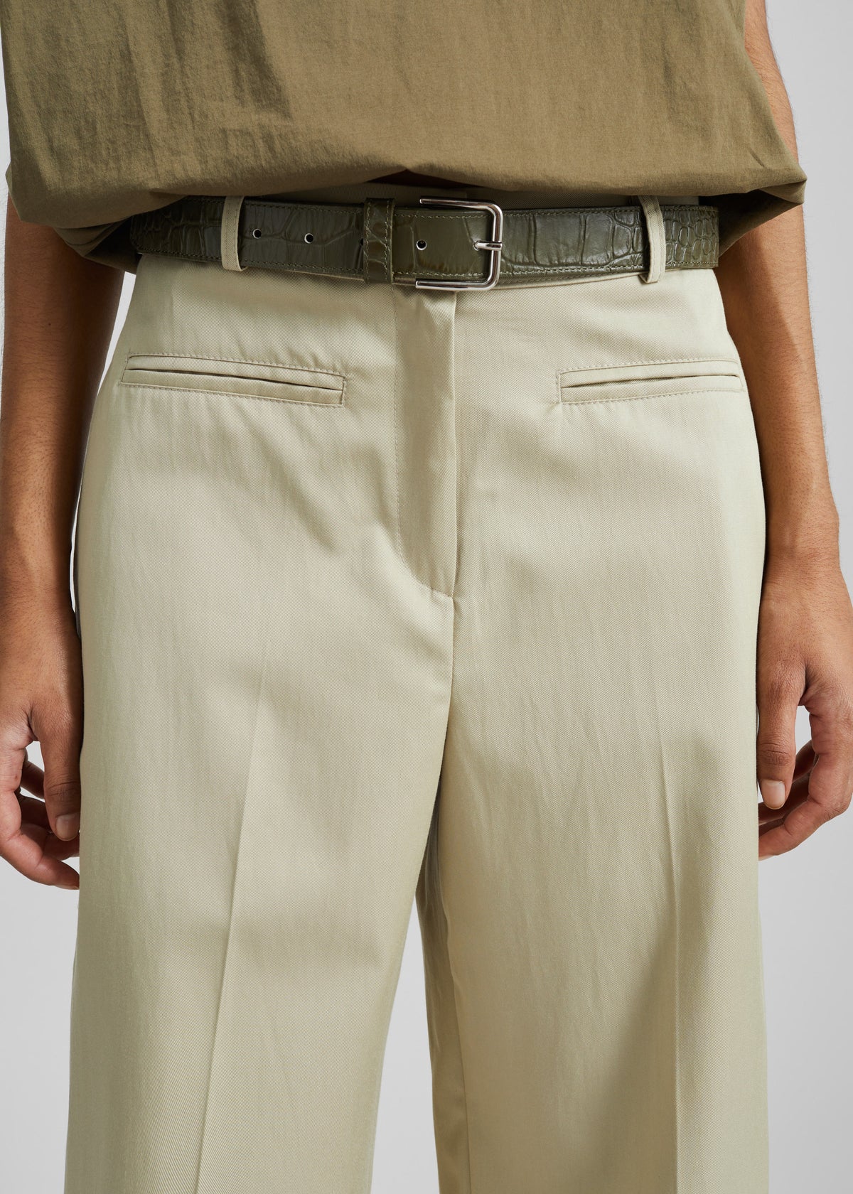 Corris Straight Cuff Trousers - Beige - 4