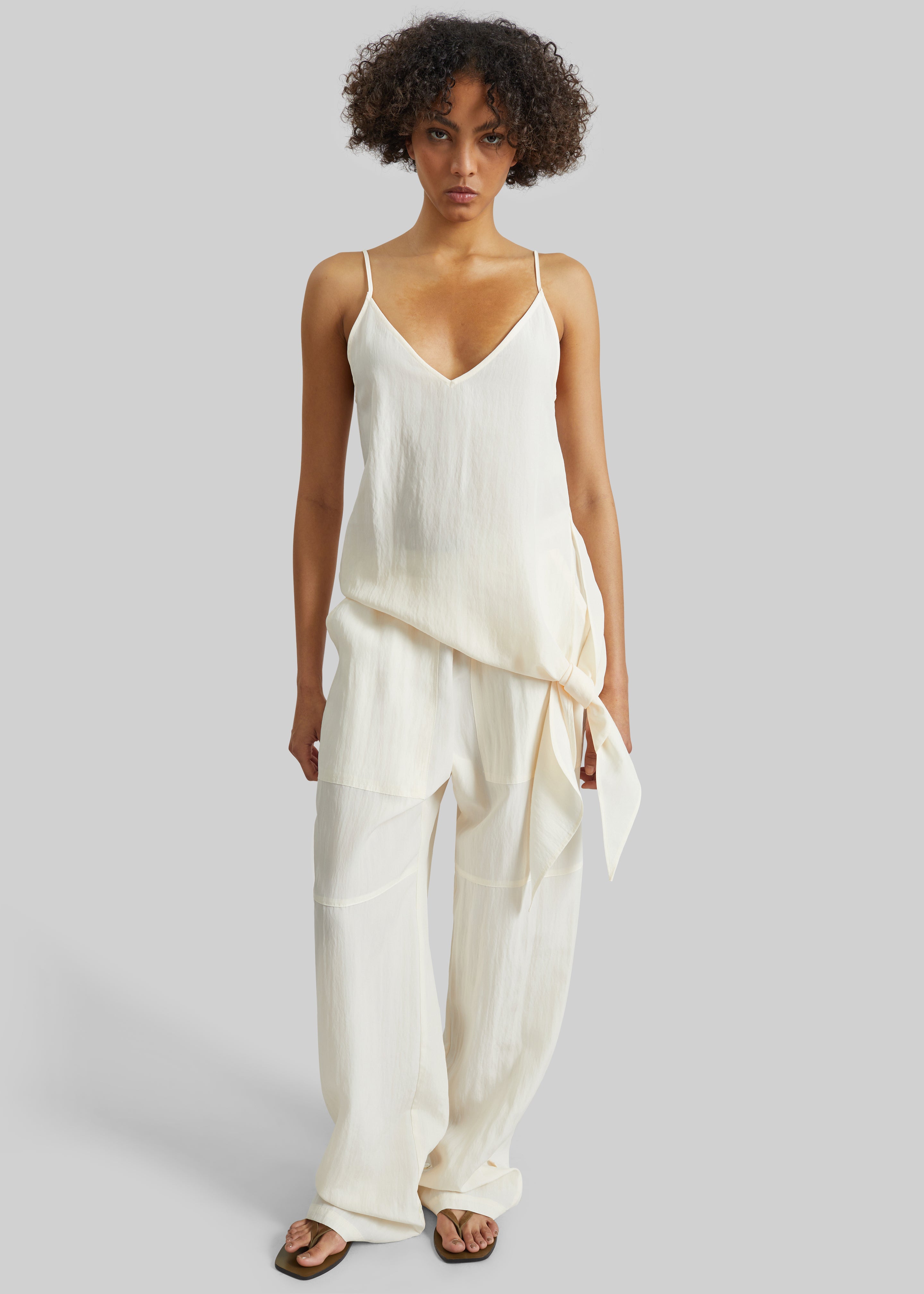 Covert Knotted Top - Cream - 3