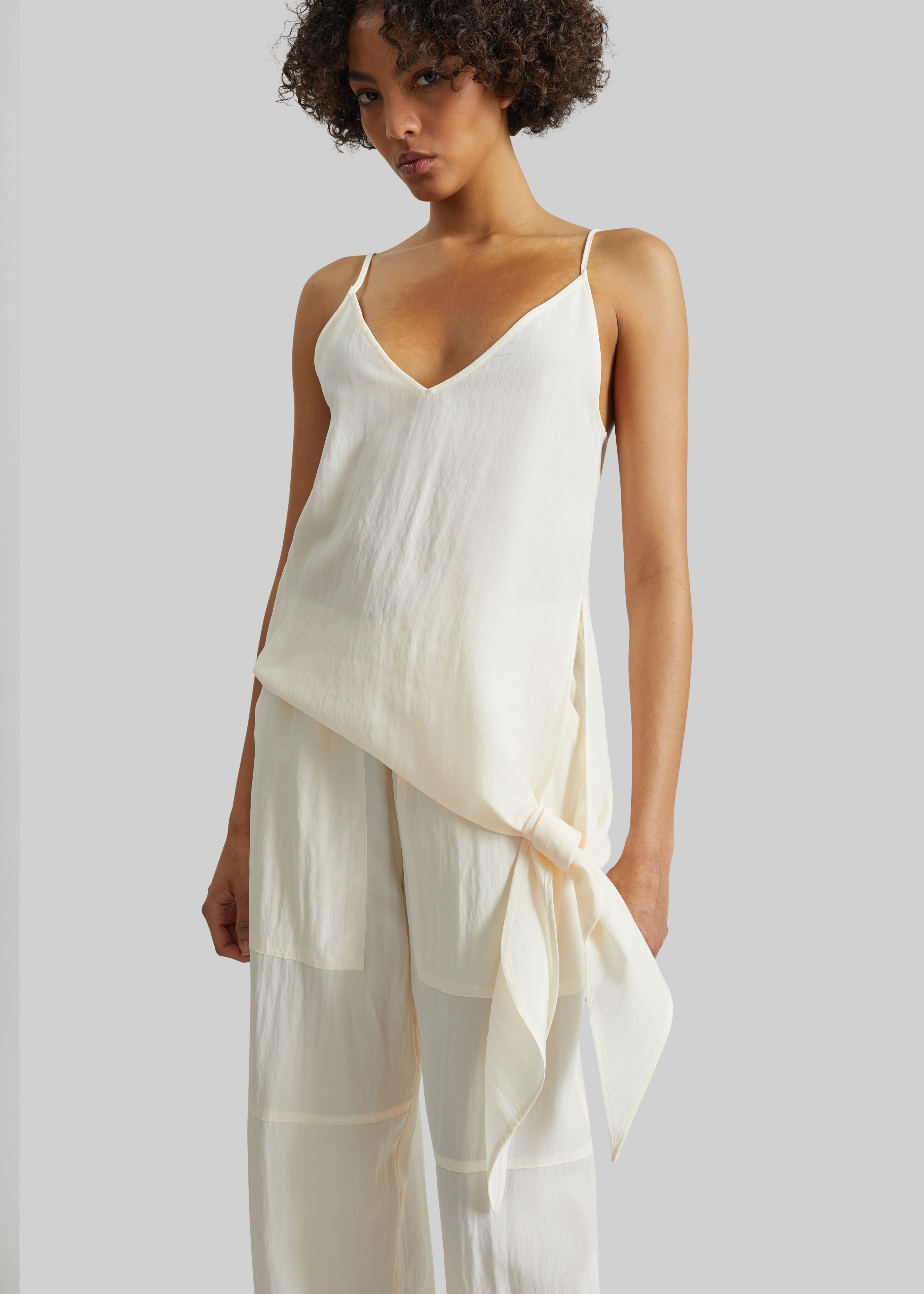 Covert Knotted Top - Cream - 4