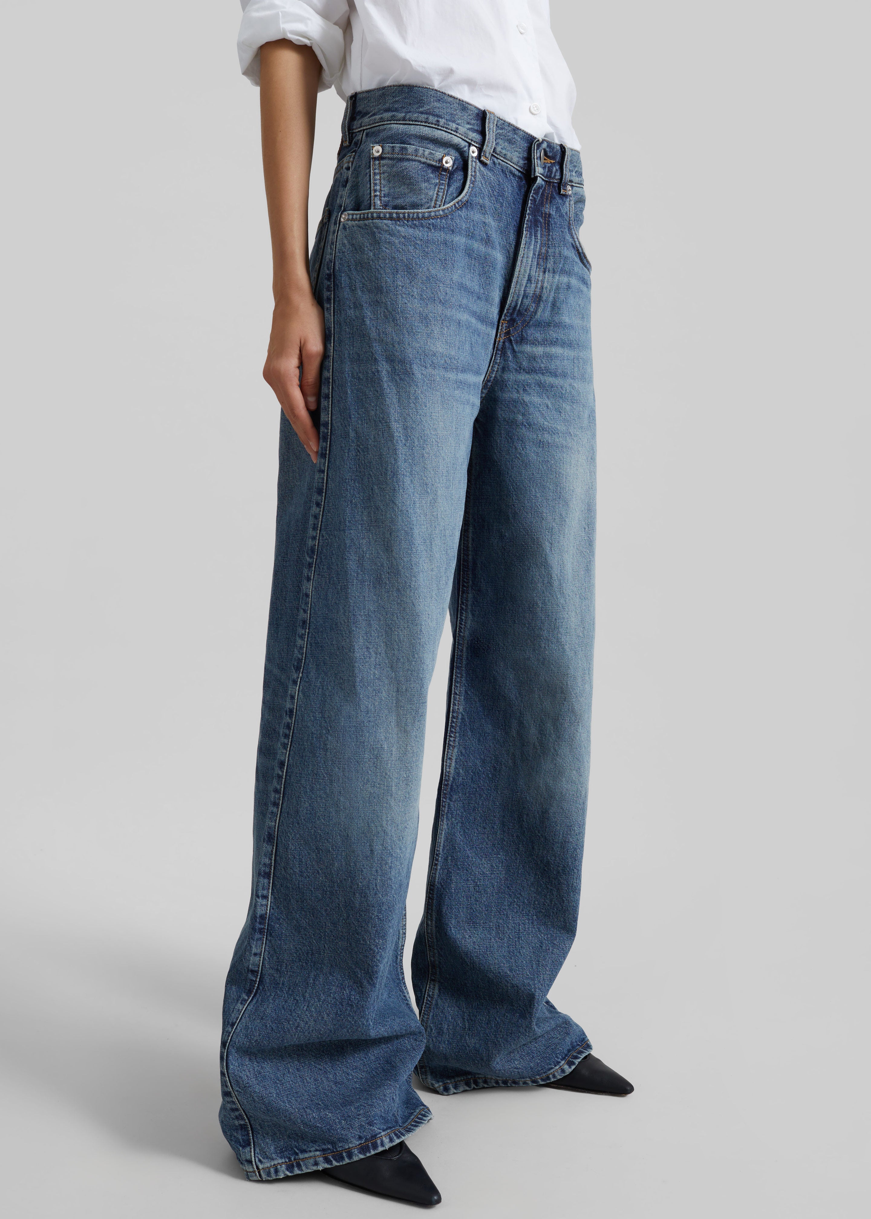 Covert Oversize Fit Jeans - Blue - 4