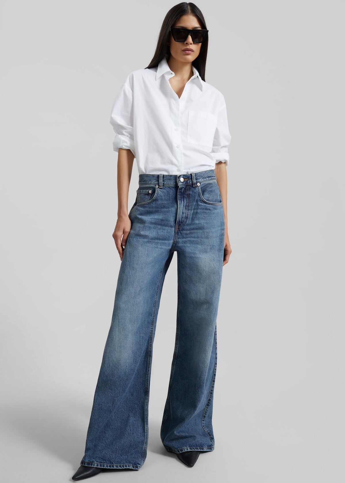 Covert Oversize Fit Jeans - Blue - 5