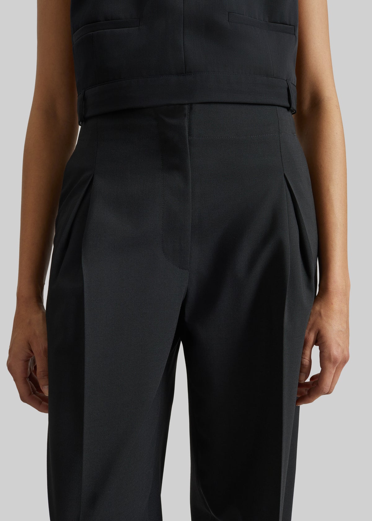 Covert Pleated Pants - Black - 4