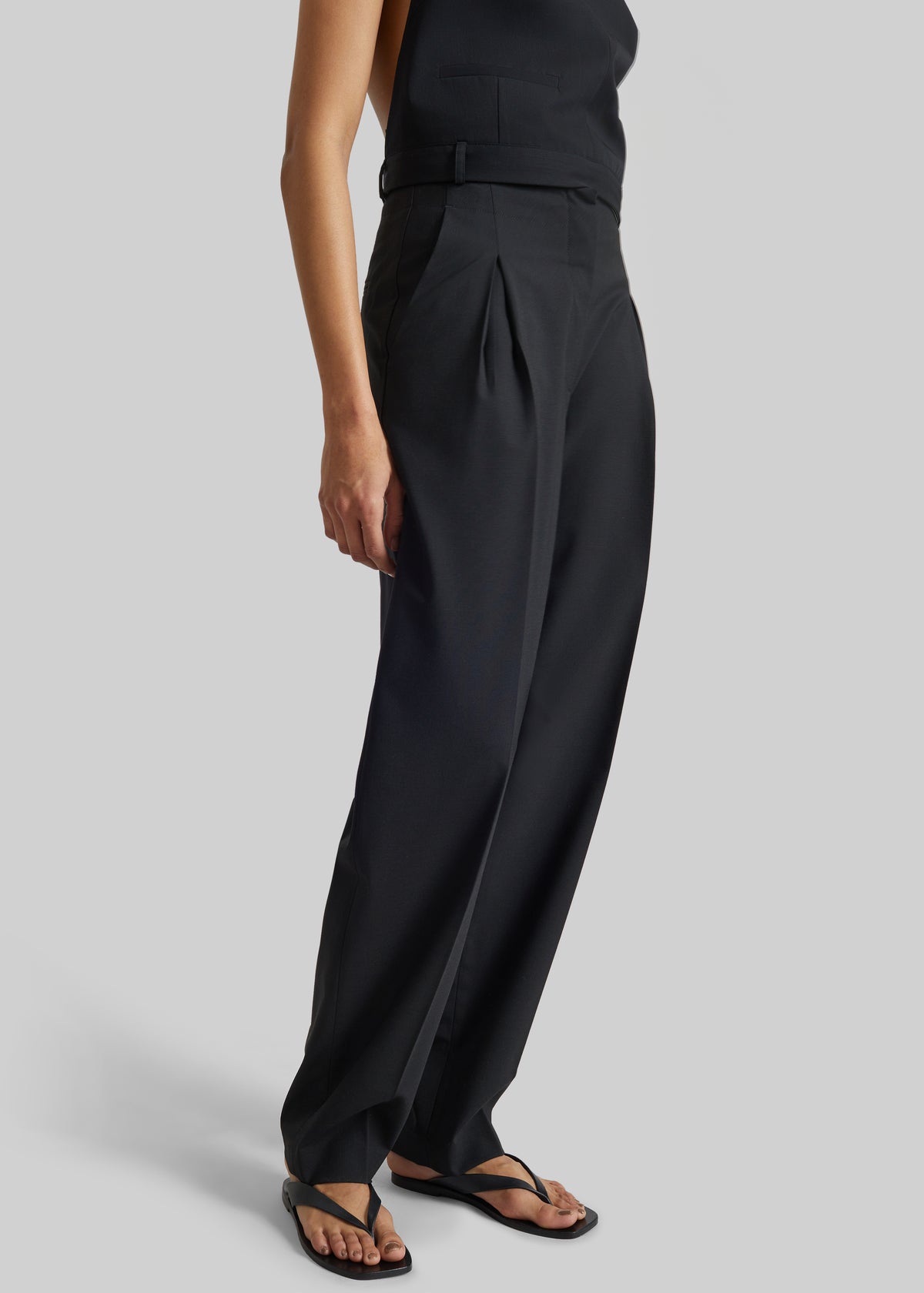Covert Pleated Pants - Black - 3