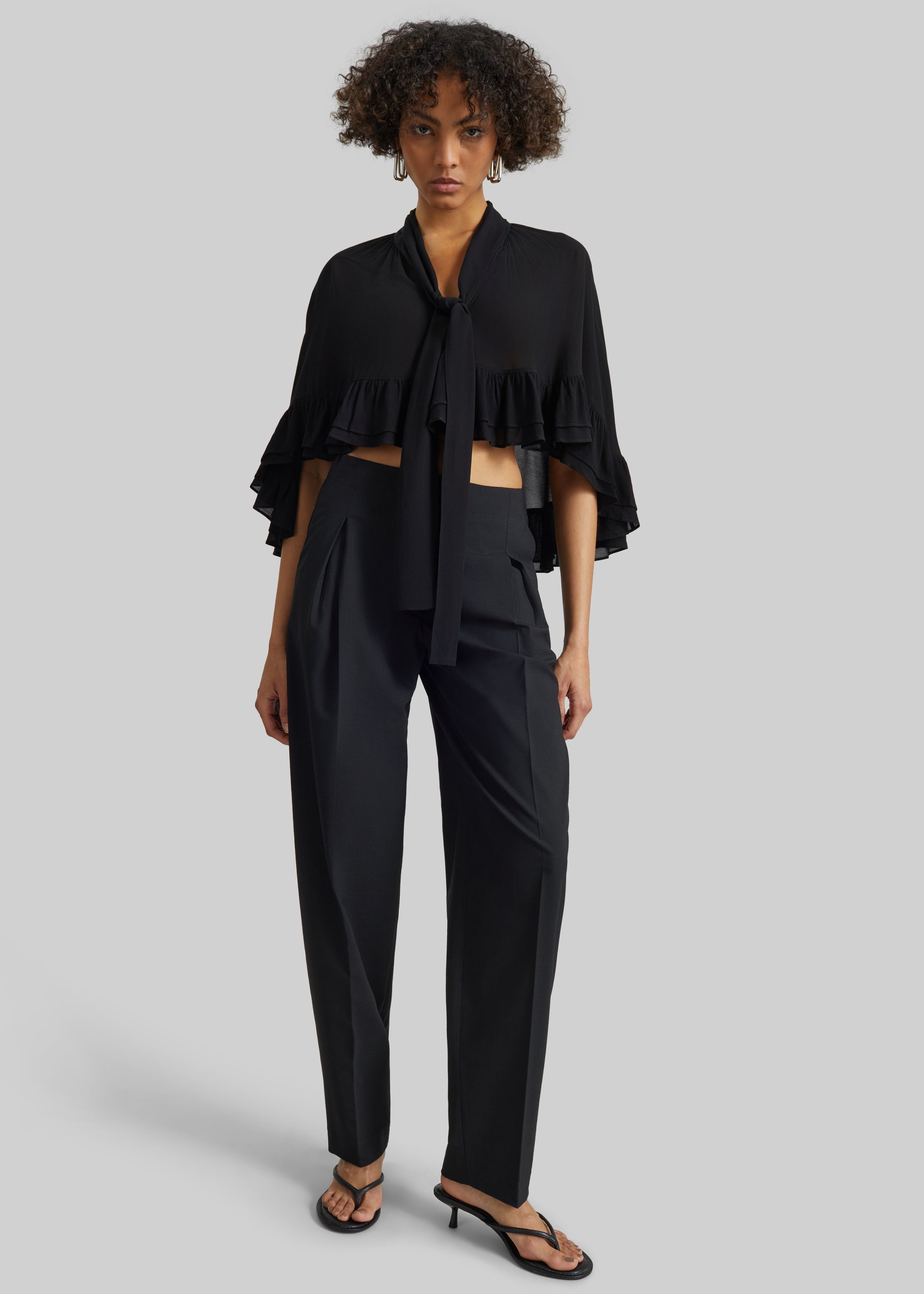 Shop the look image for Covert Pleated Pants - Black