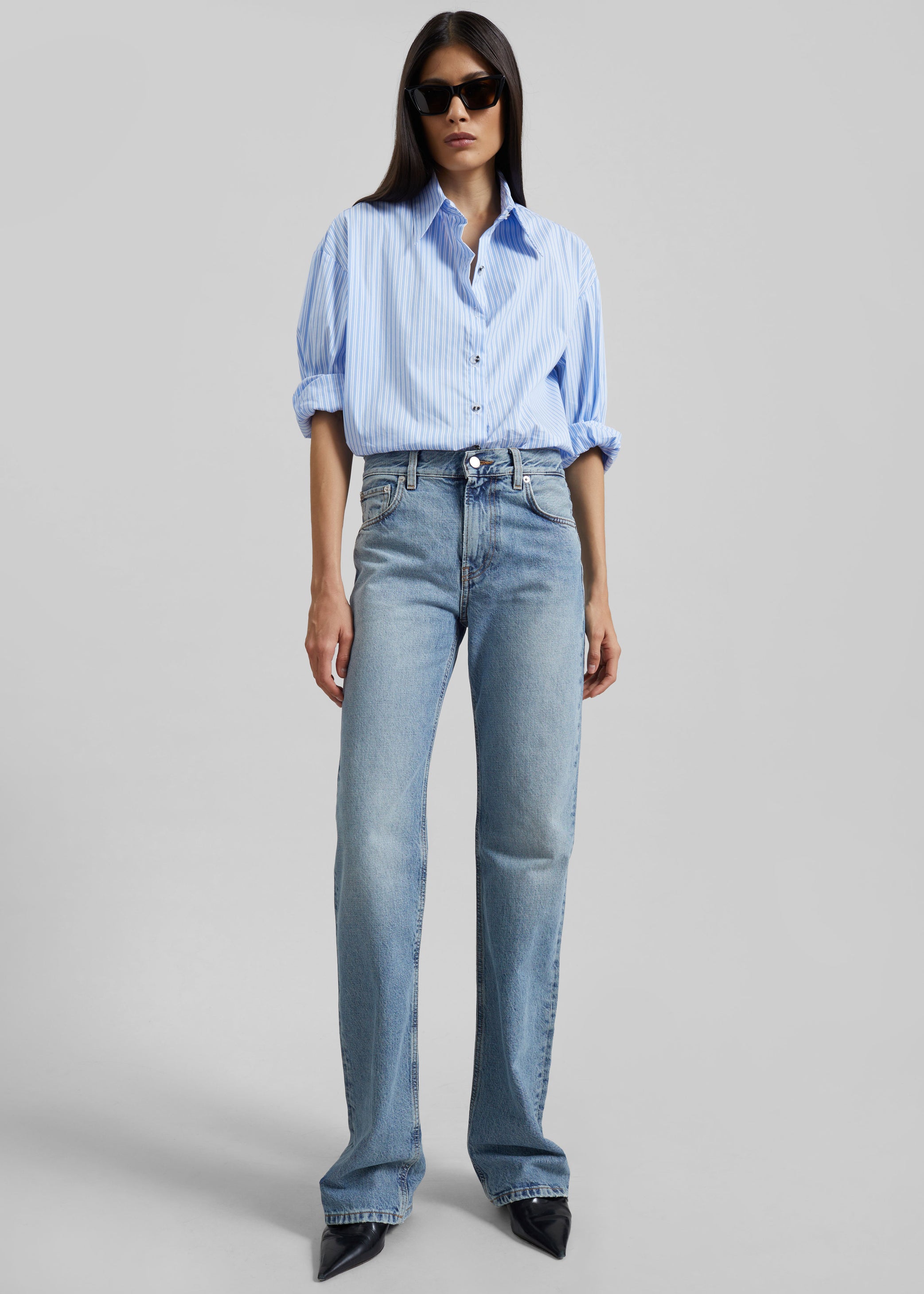 Shop the look image for Covert Regular Straight Jeans - Light Wash