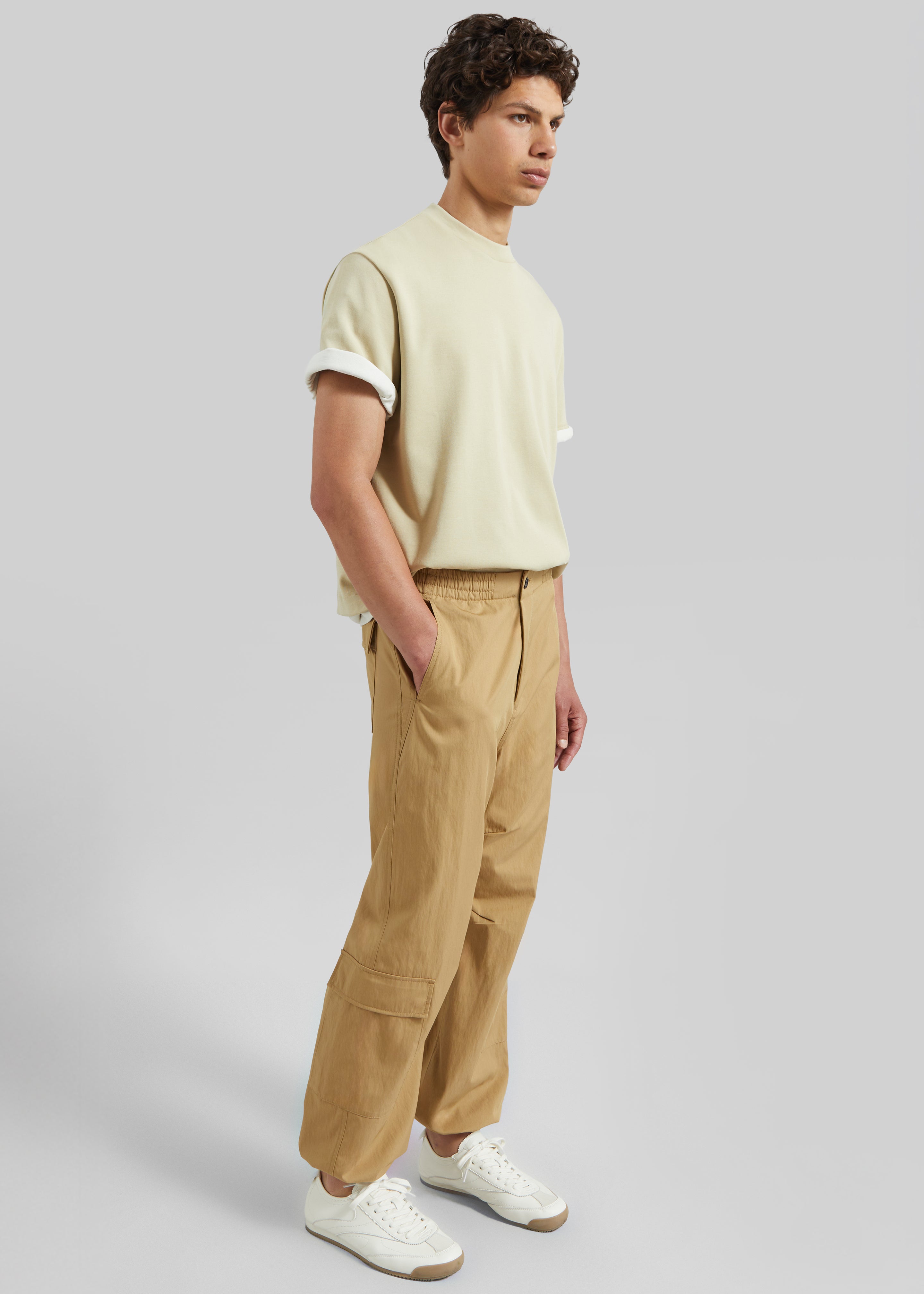 Covert Track Pants - Beige - 4