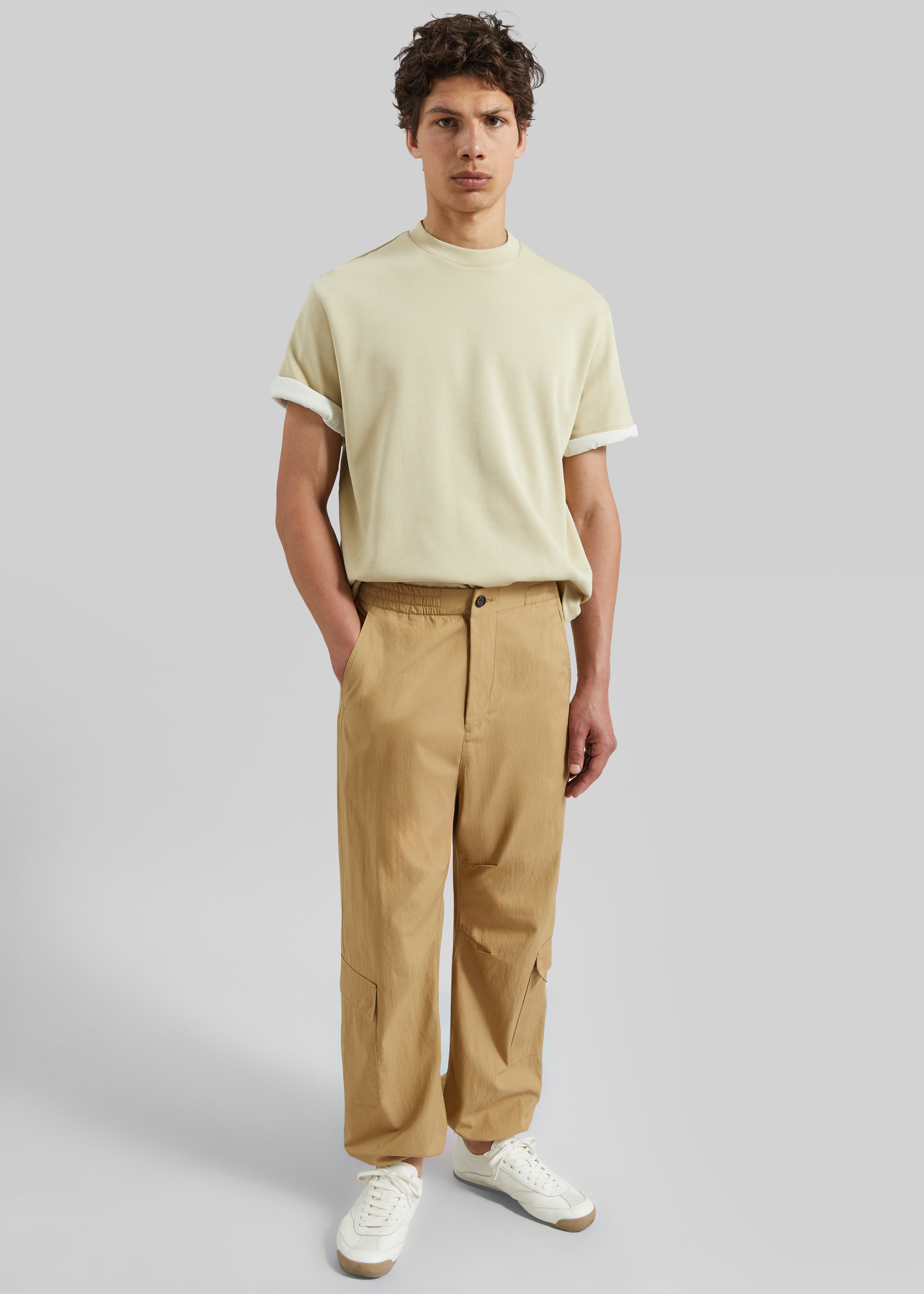 Covert Track Pants - Beige - 1