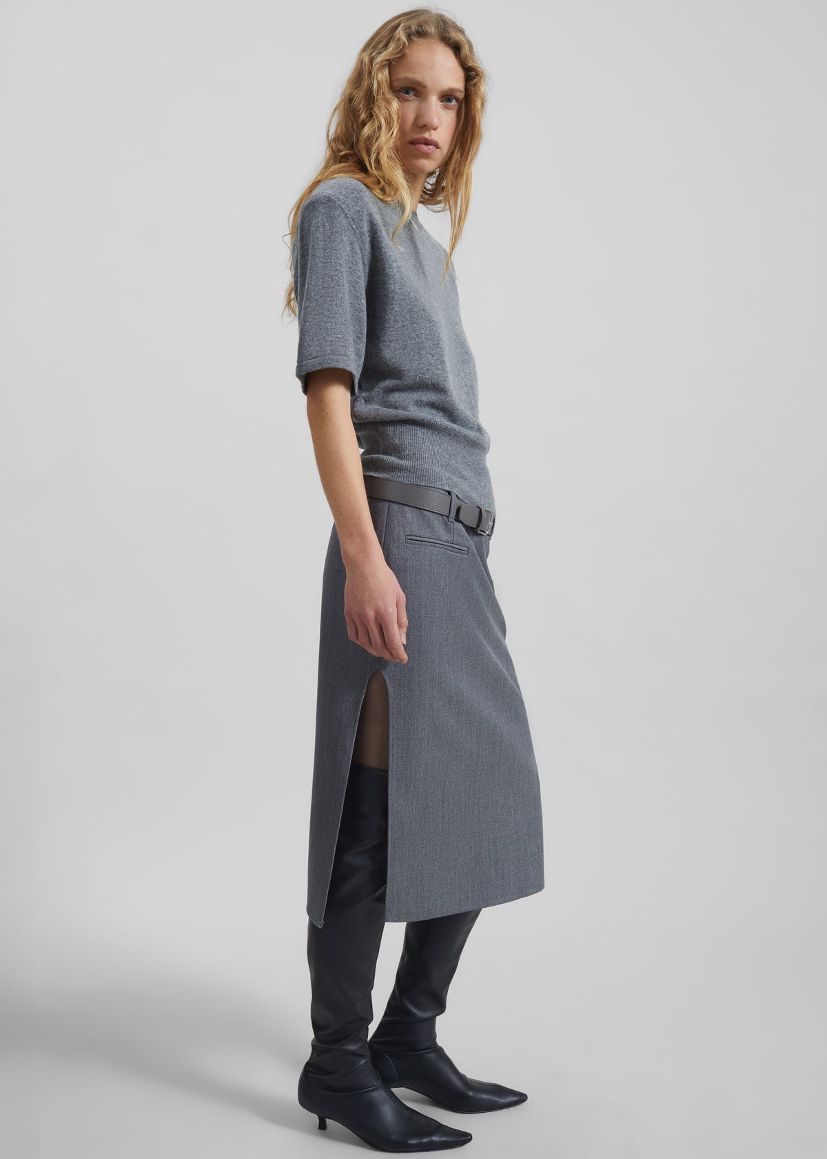 Covert Tube Skirt - Grey - 1