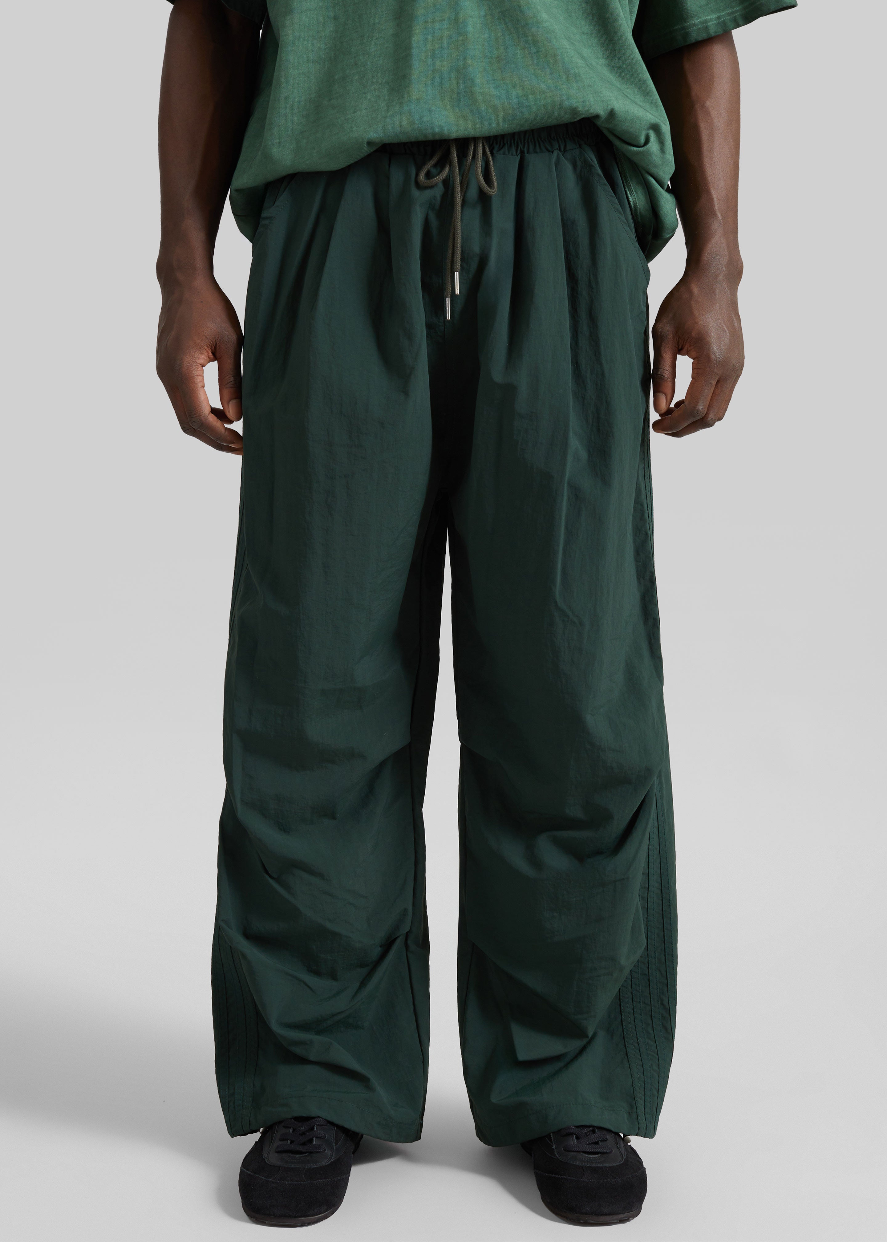 Craig Drawstring Track Pants - Green - 2