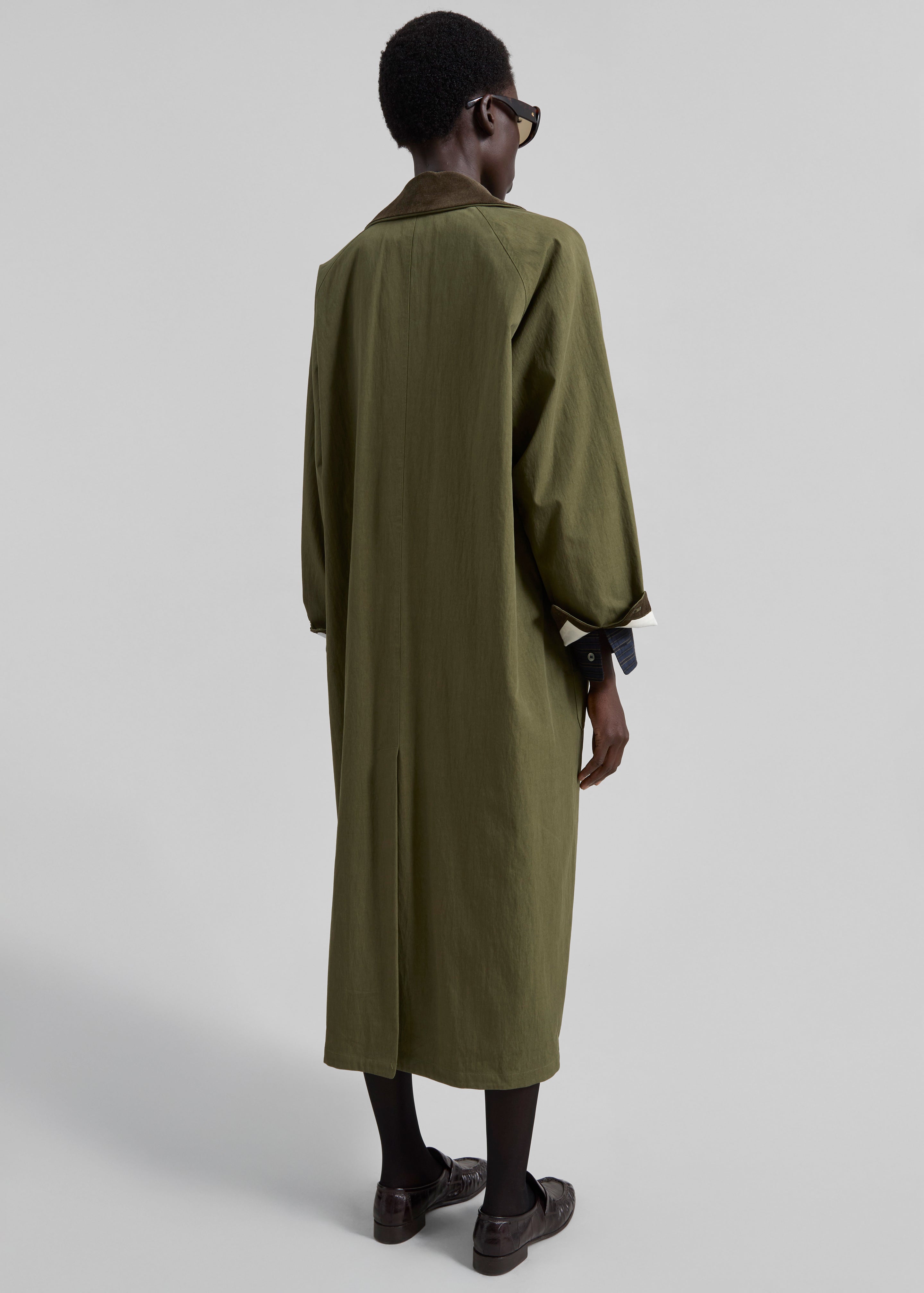 Crisnee Long Jacket - Olive – The Frankie Shop