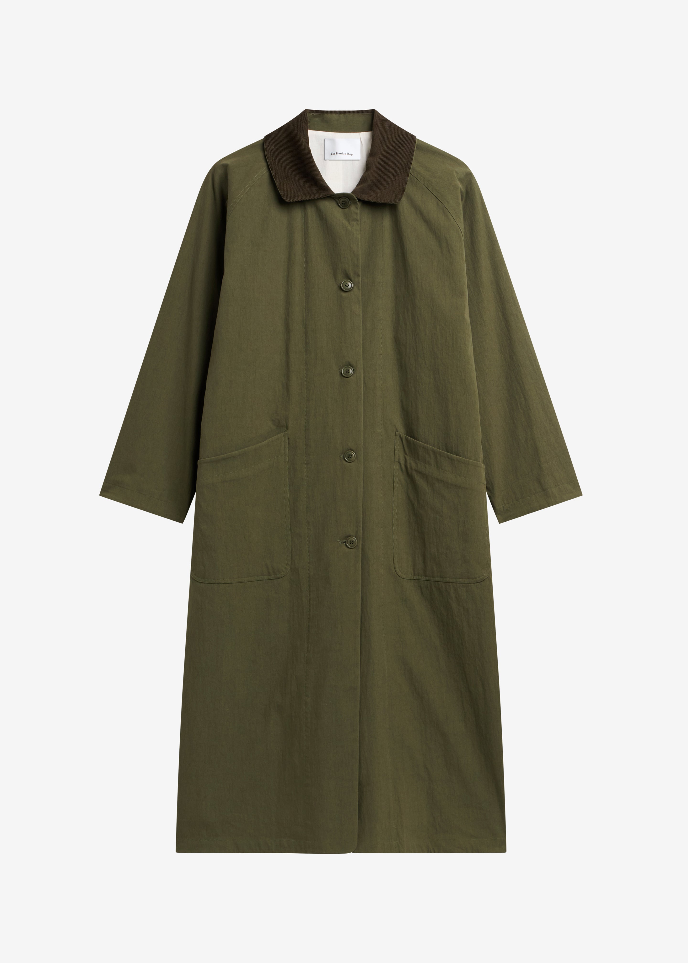 Crisnee Long Jacket - Olive - 8