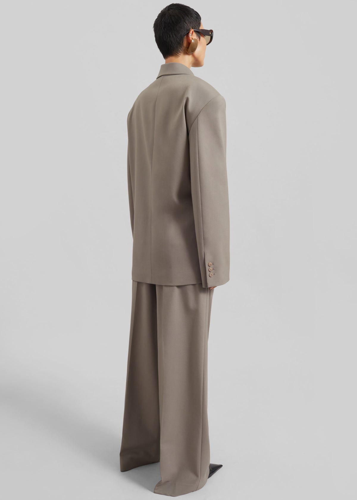 Crosby Wrap Blazer - Taupe - 10