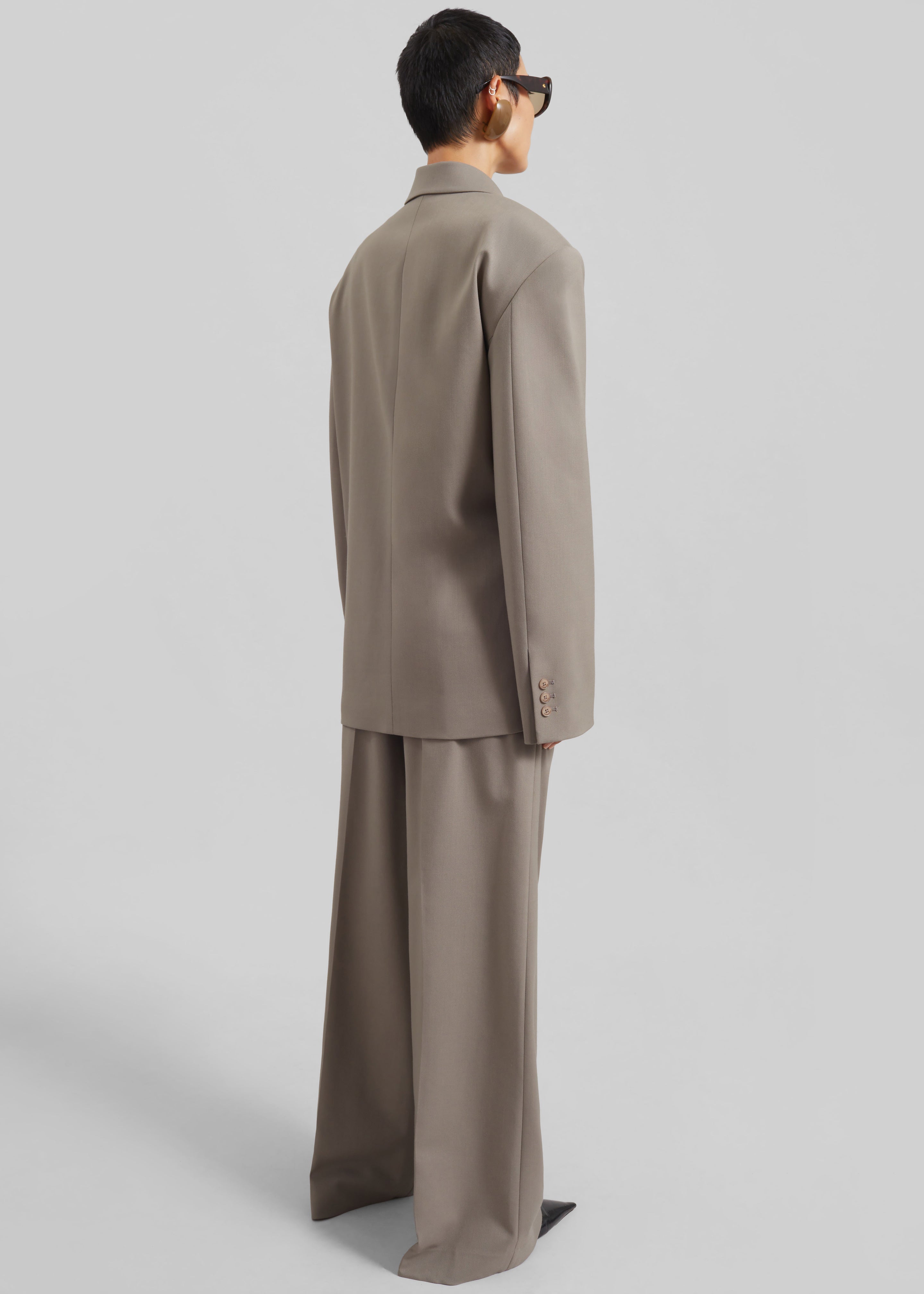 Crosby Wrap Blazer - Taupe - 10