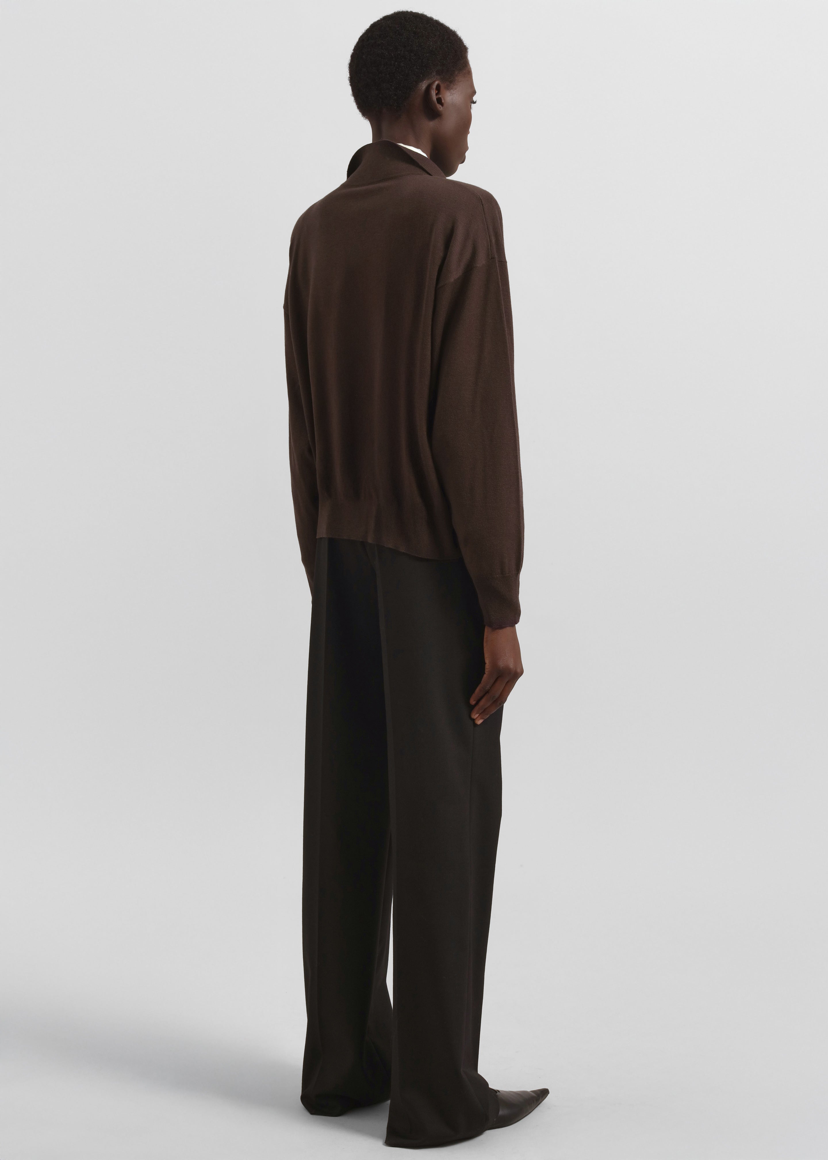 Croydon Padded Knit Polo - Brown - 7