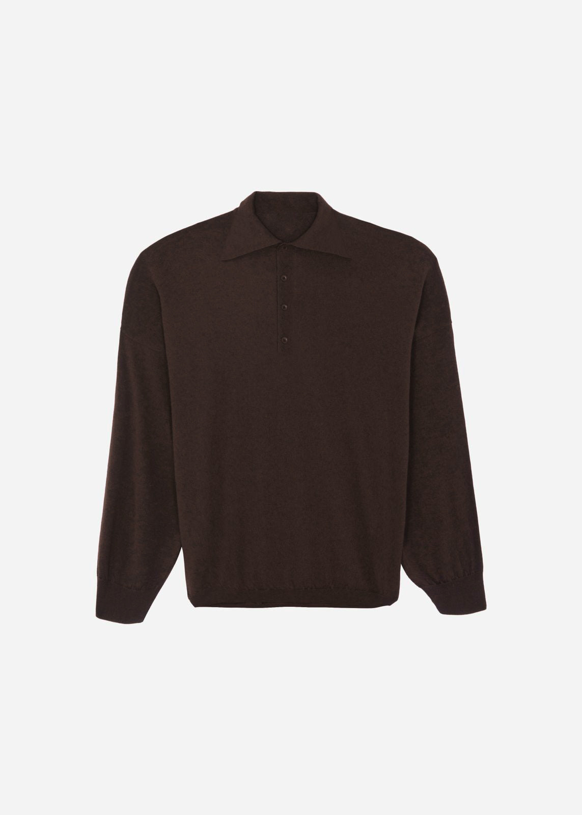 Croydon Padded Knit Polo - Brown - 8