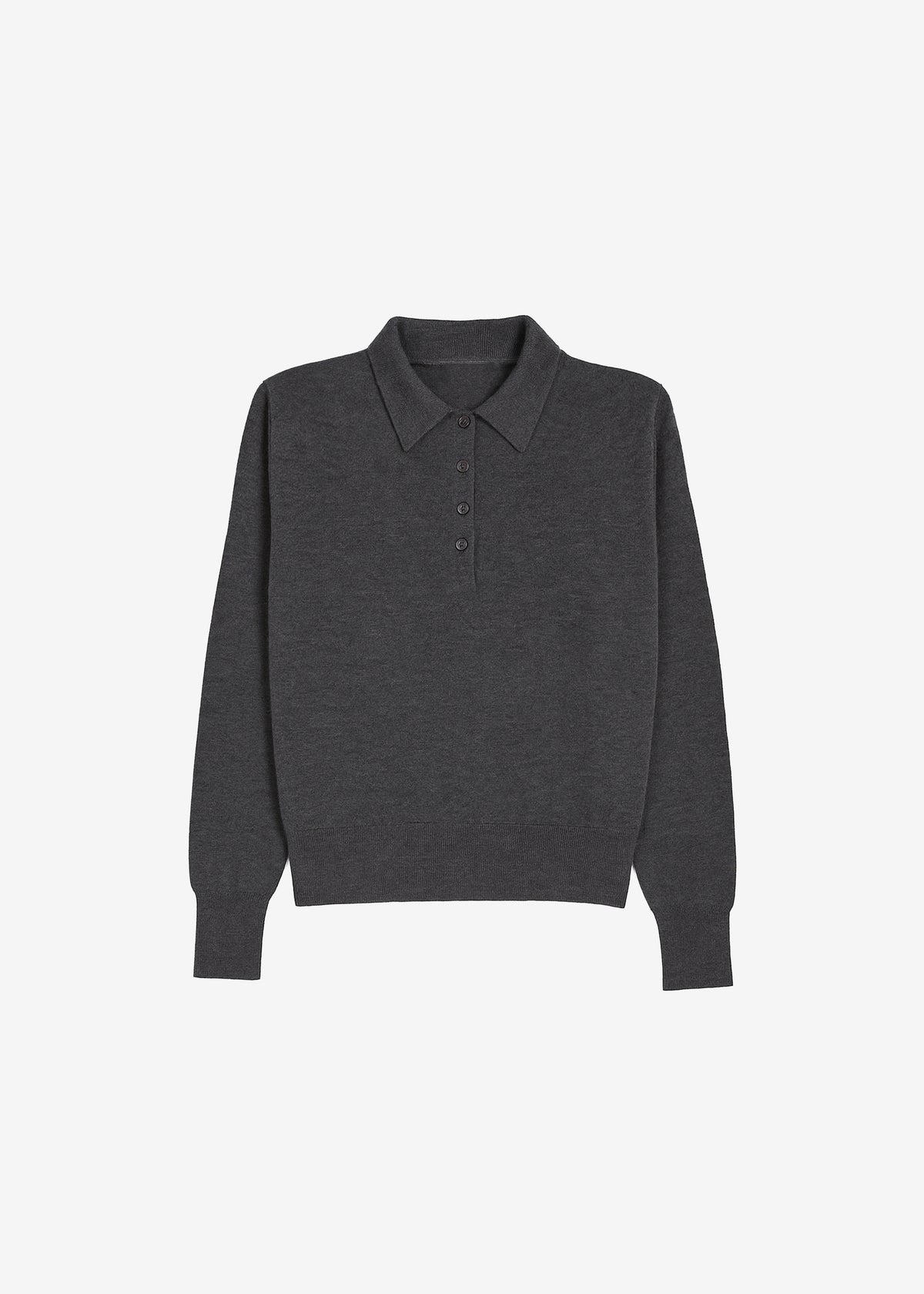 Croydon Padded Knit Polo - Grey - 7
