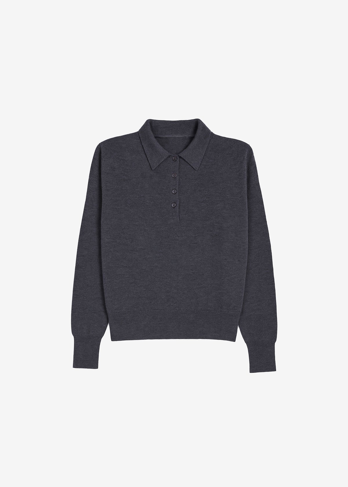 Croydon Padded Knit Polo - Grey - 9