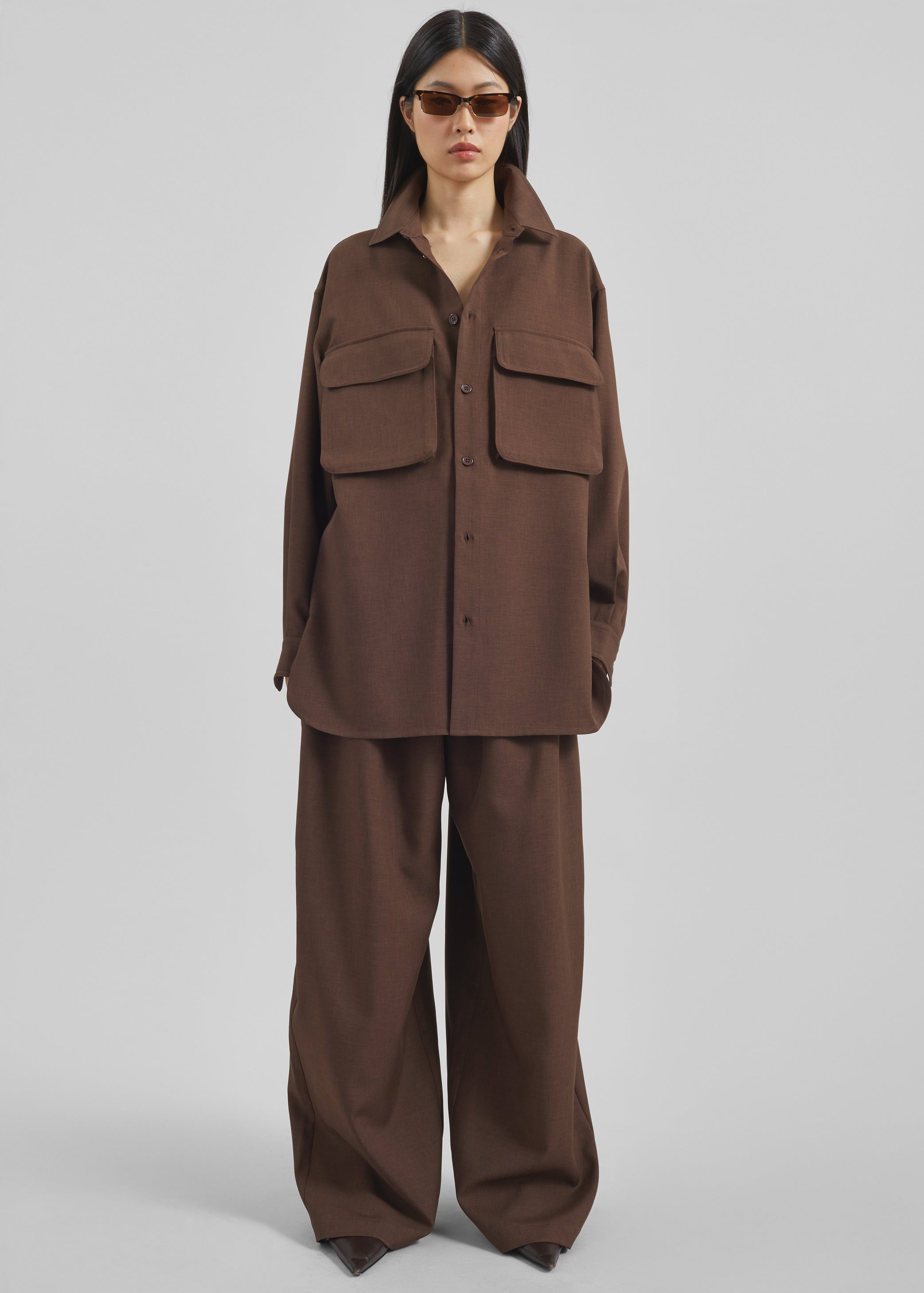 Shop the look image for Culver Cargo Shirt - Dark Brown