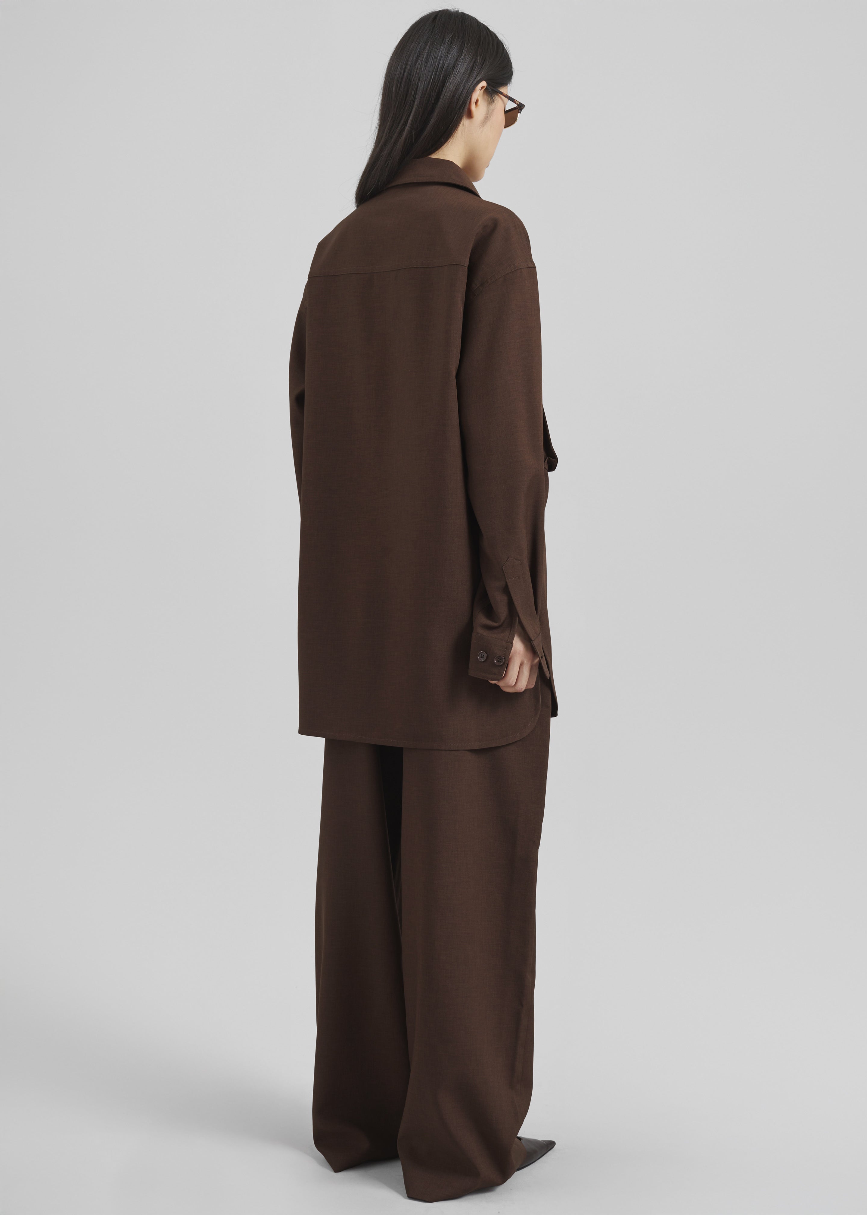 Culver Cargo Shirt - Dark Brown - 7