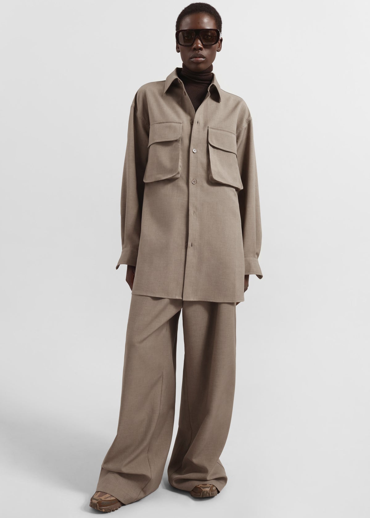 Culver Cargo Shirt - Taupe - 2