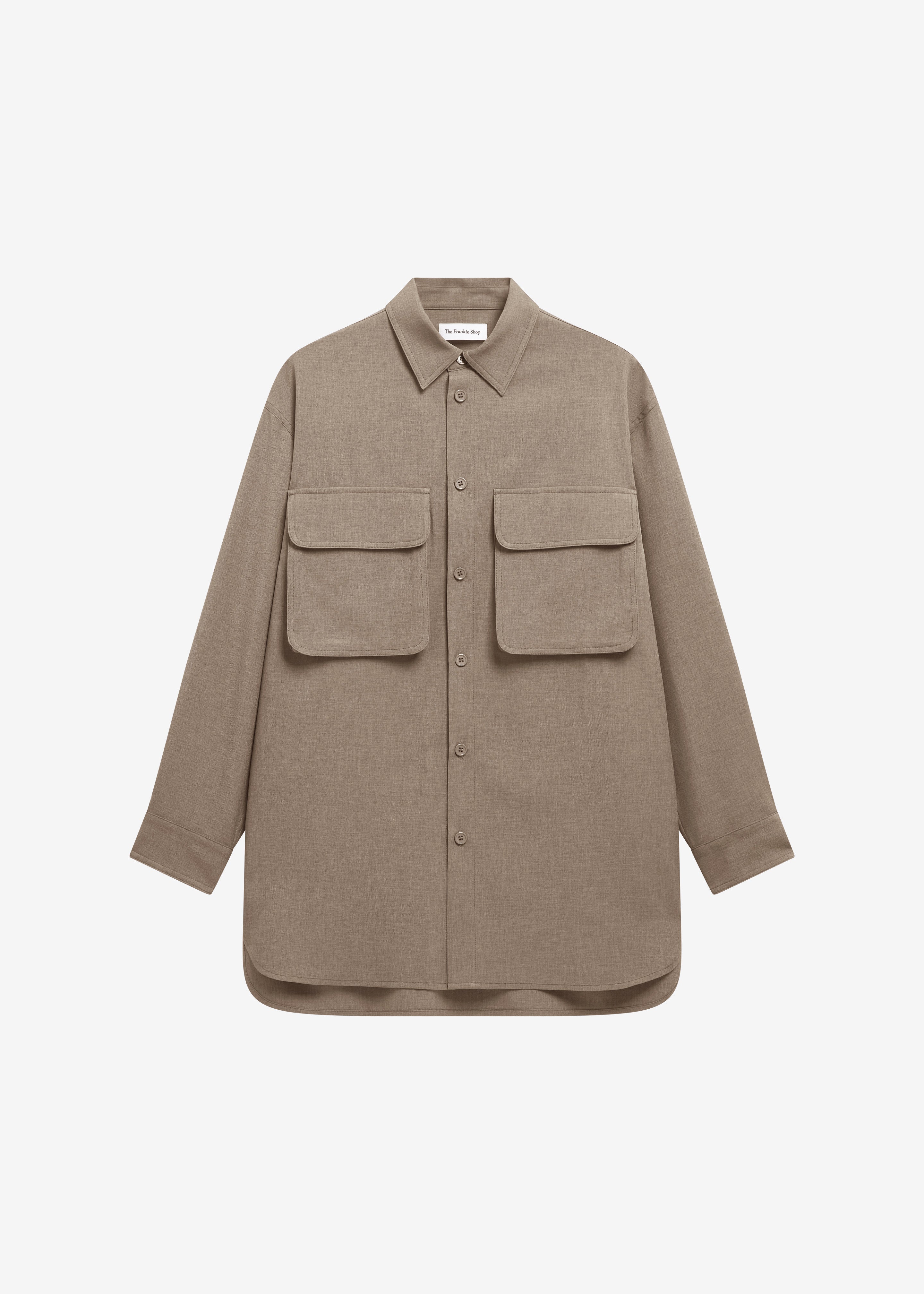 Culver Cargo Shirt - Taupe - 6