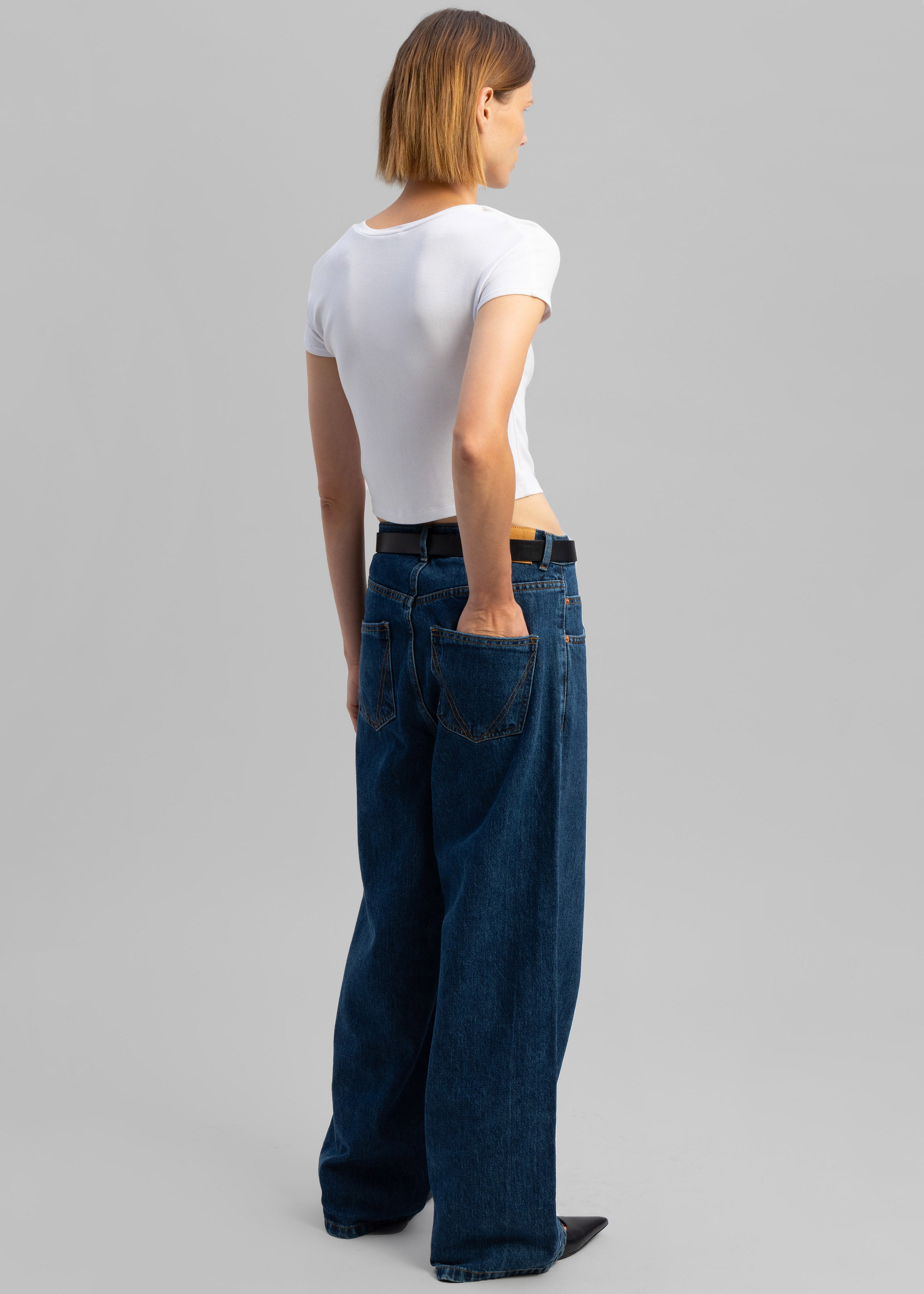 Clemmie Jeans - Dark Indigo – The Frankie Shop