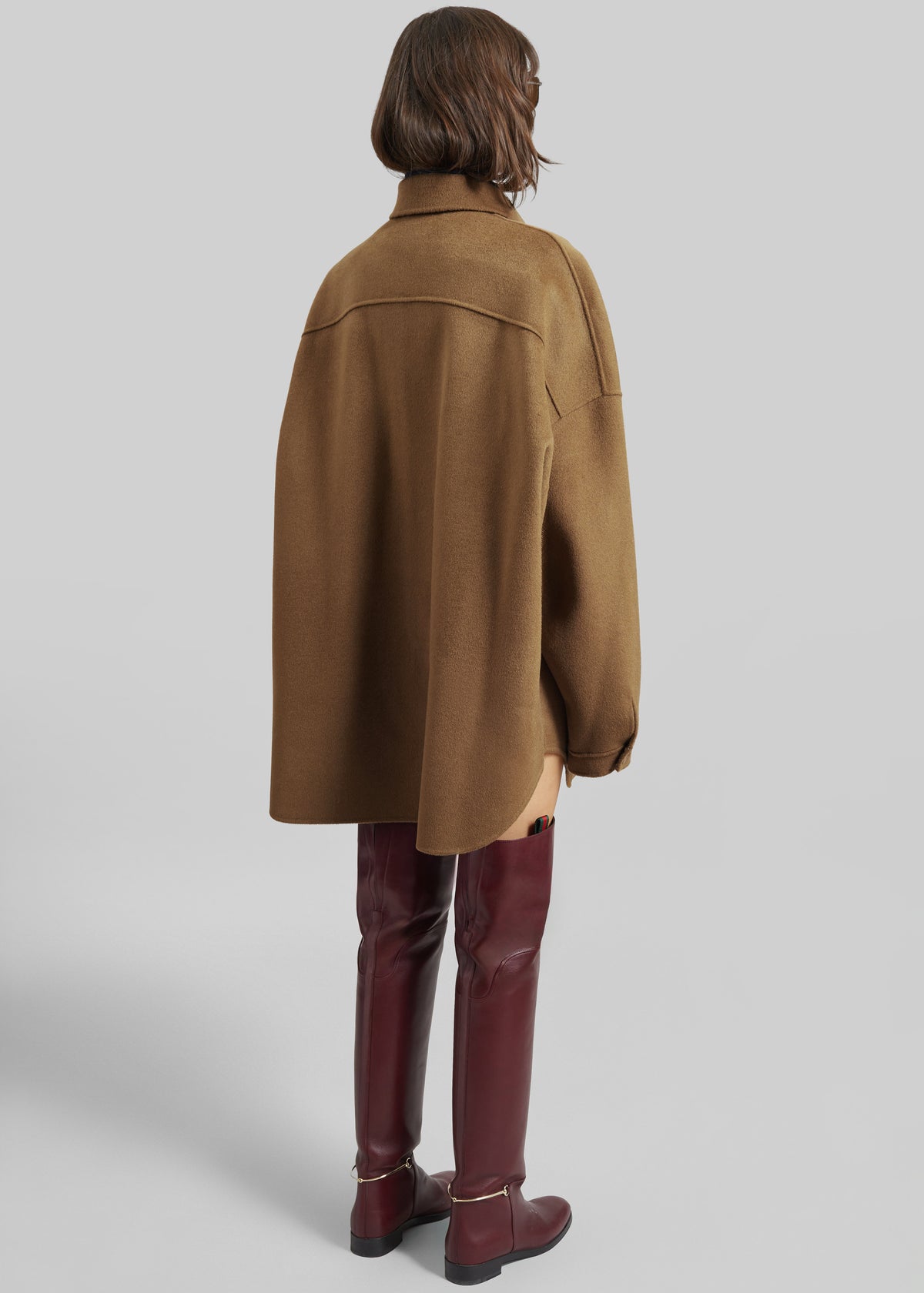 Dallas Wool Overshirt - Camel - 6