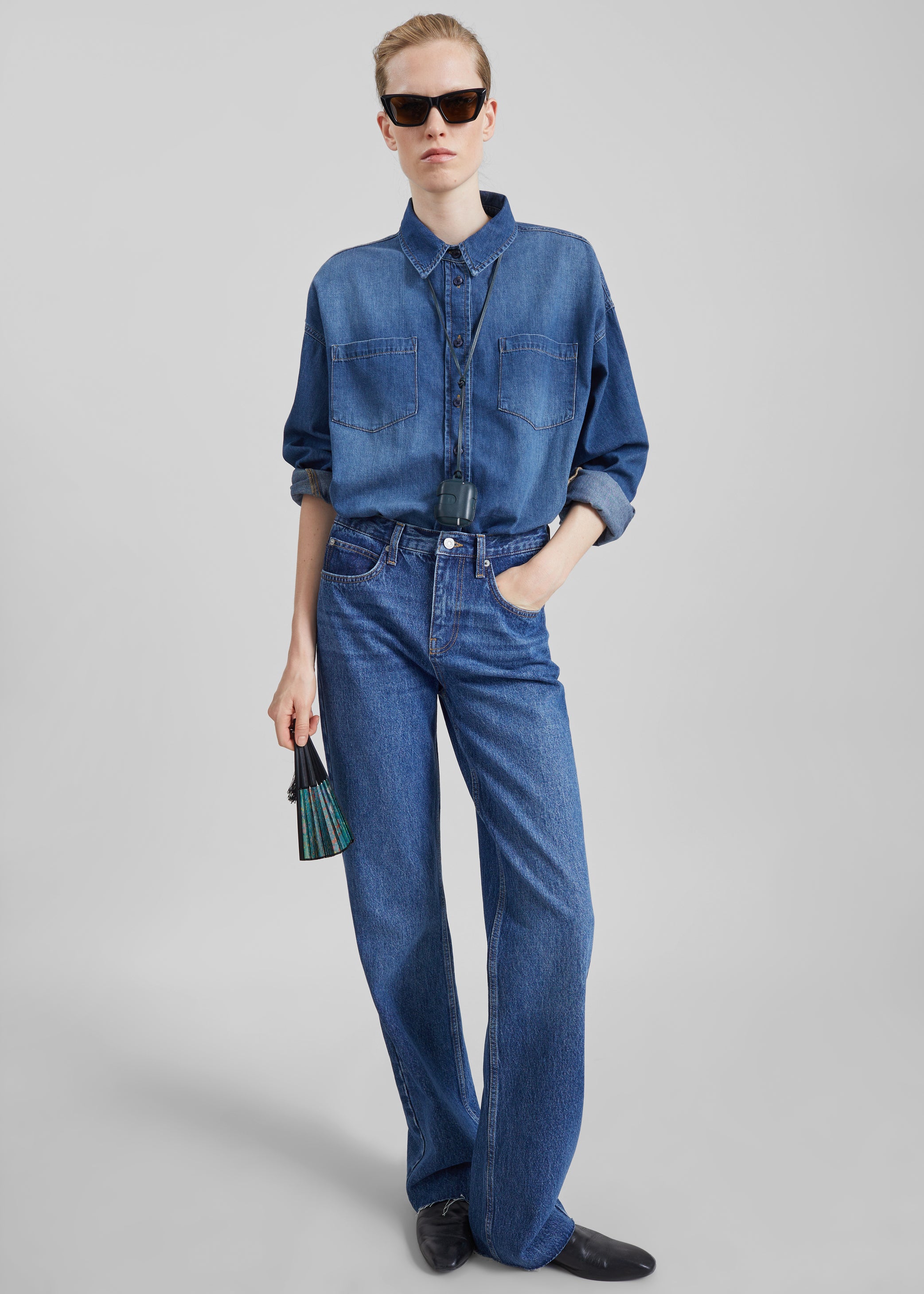 Shop the look image for Dalston Jeans - Blue Wash