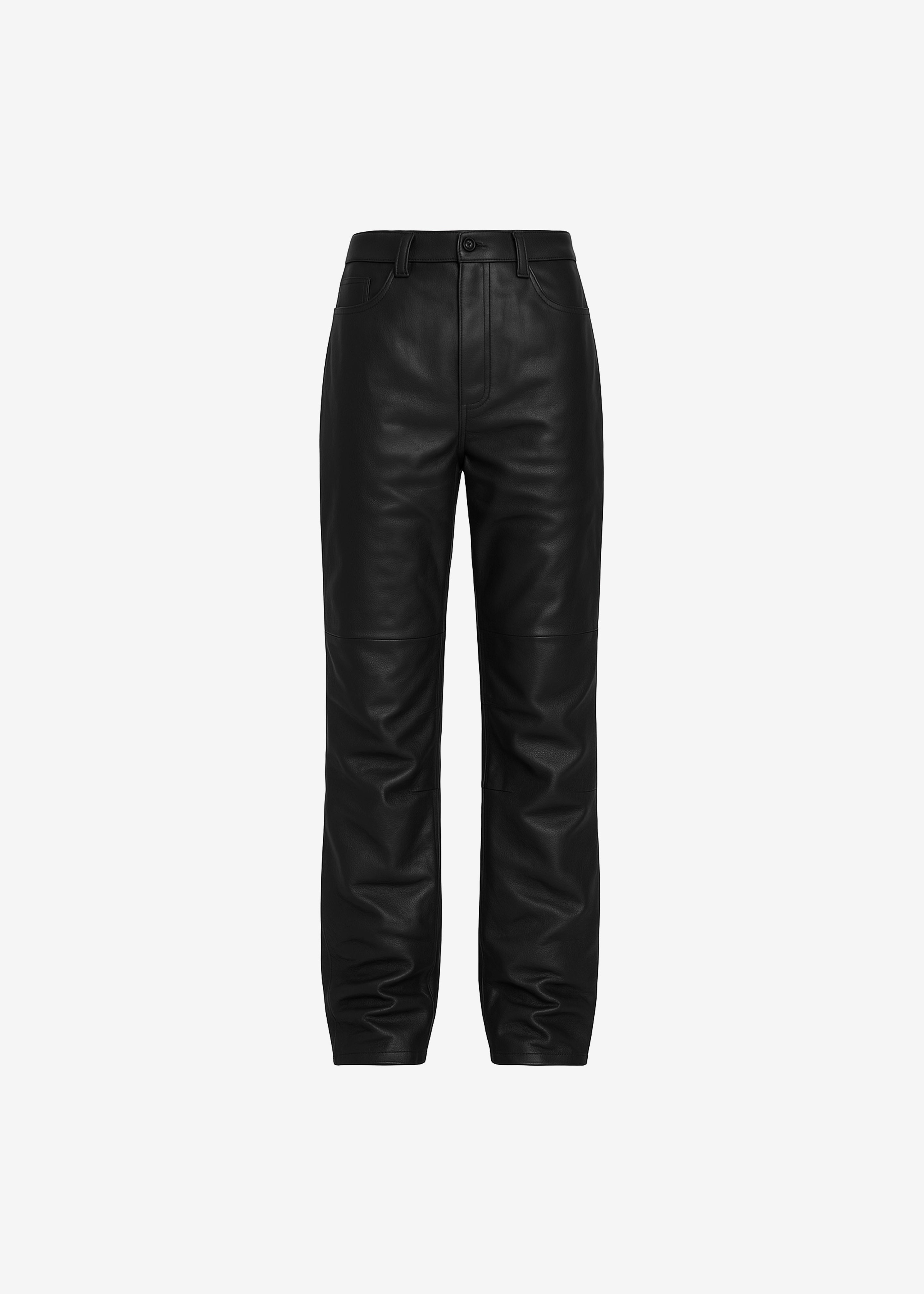 Dalston Leather Pants - Black - 11