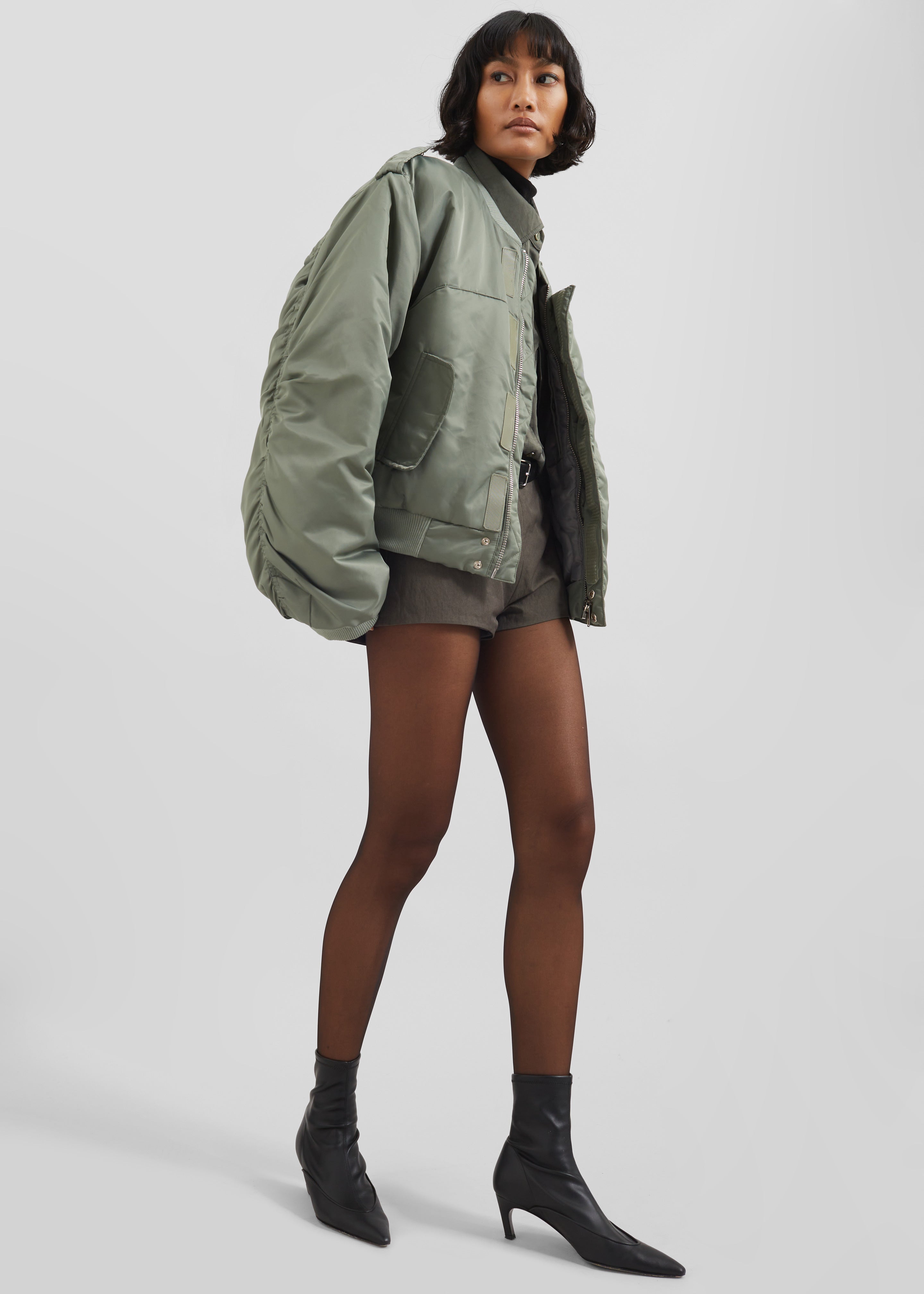 Dalva Bomber Jacket - Sage - 5