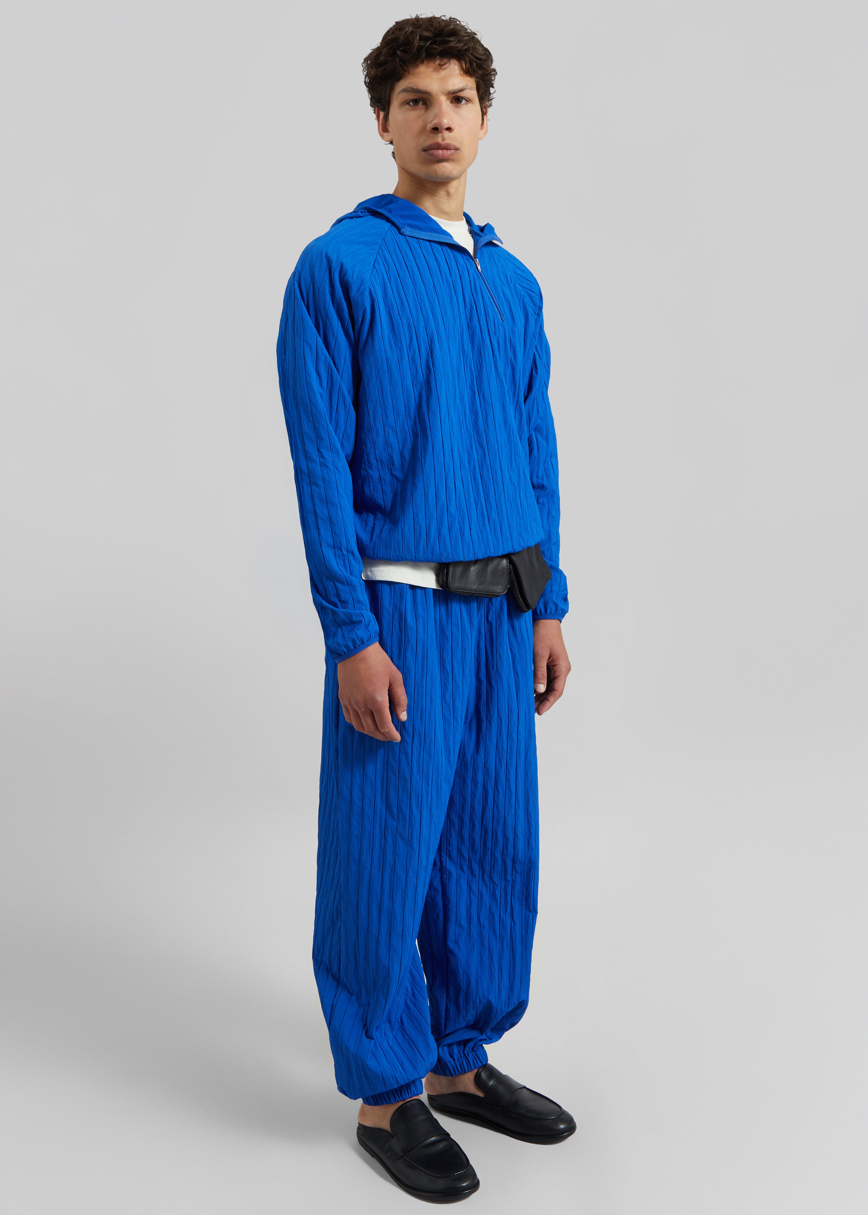 Dario Textured Joggers - Cobalt - 2