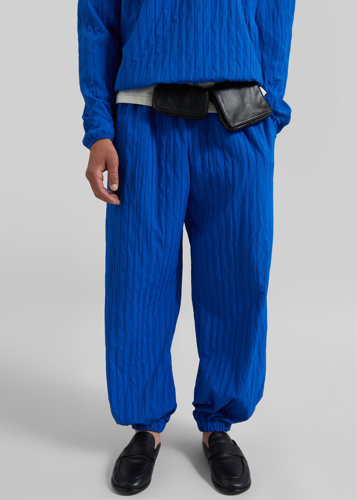 Dario Textured Joggers - Cobalt - 3
