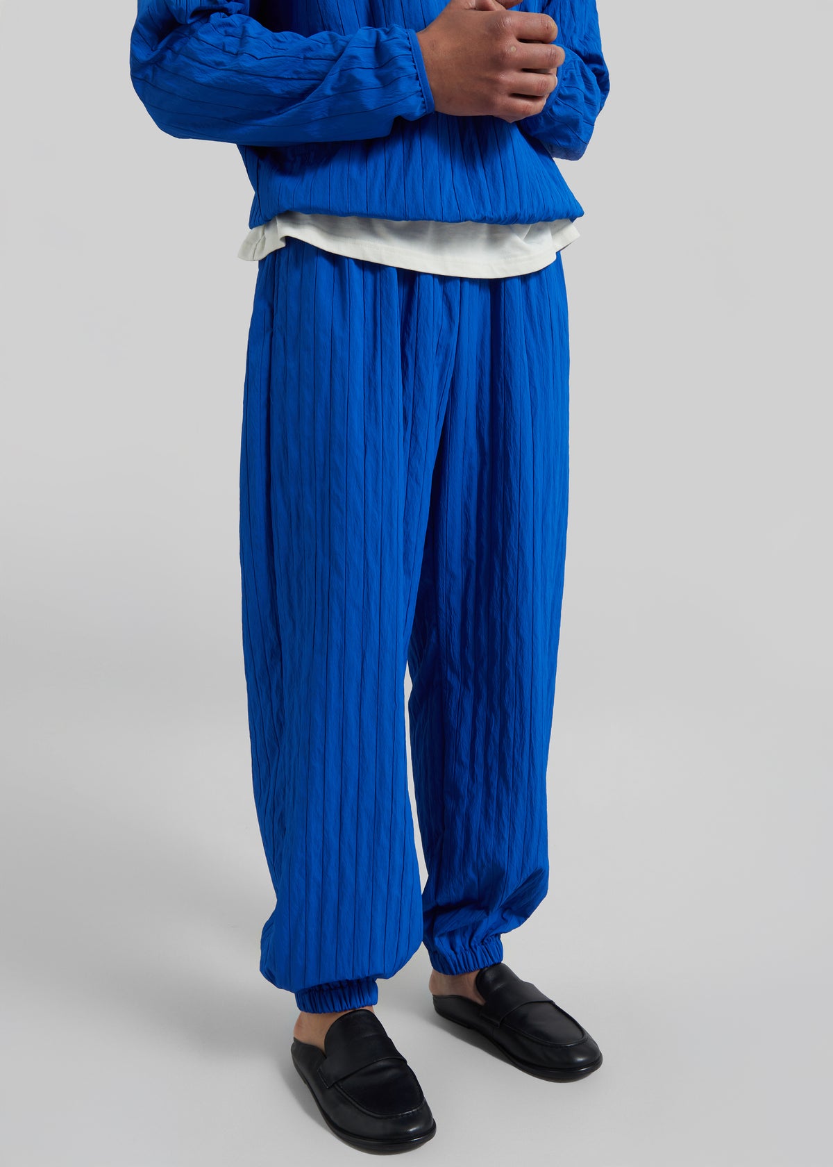 Dario Textured Joggers - Cobalt - 4