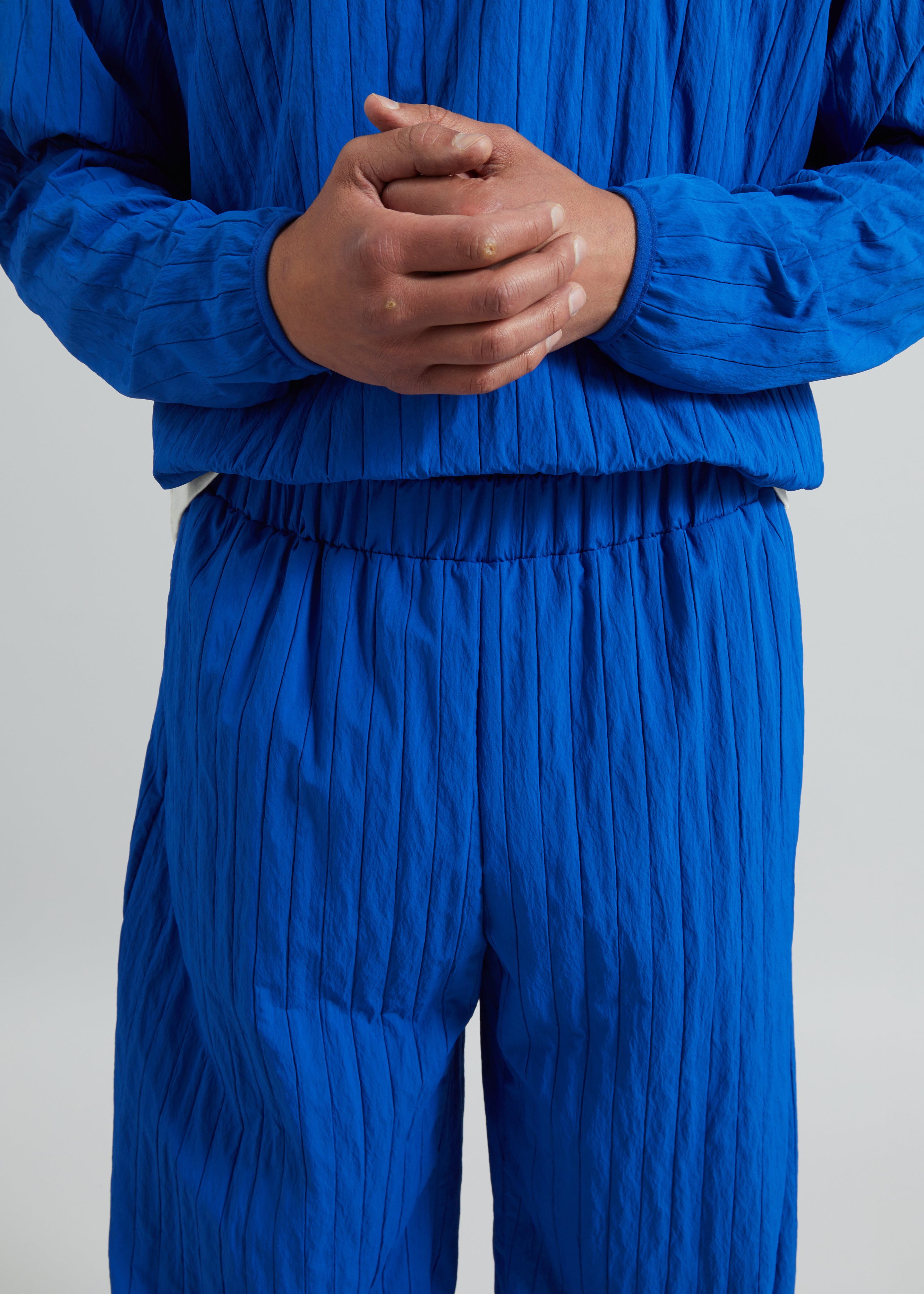 Dario Textured Joggers - Cobalt - 5