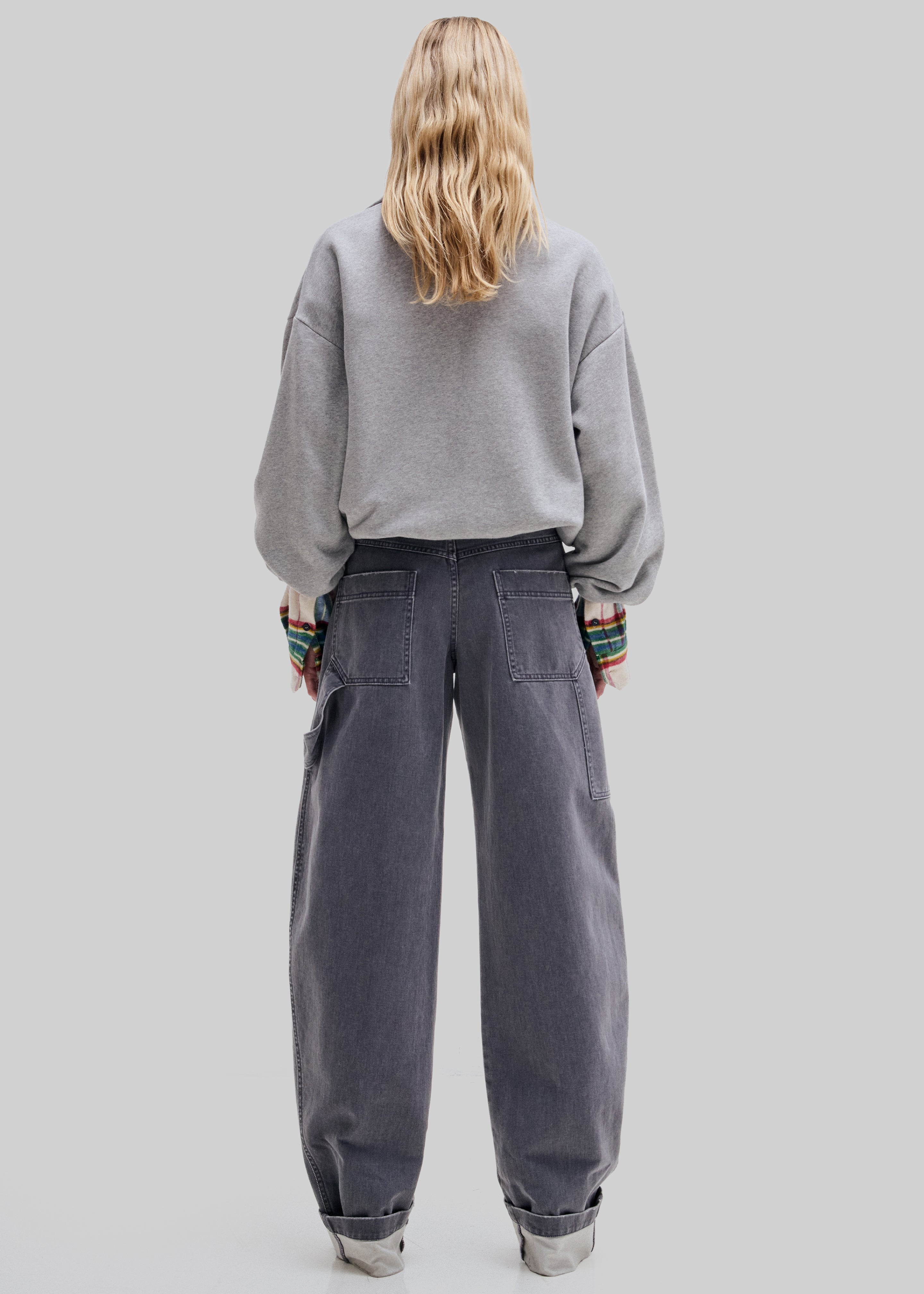 Darkpark Audrey Barrel Leg Carpenter Denim - Grey Antracite - 6