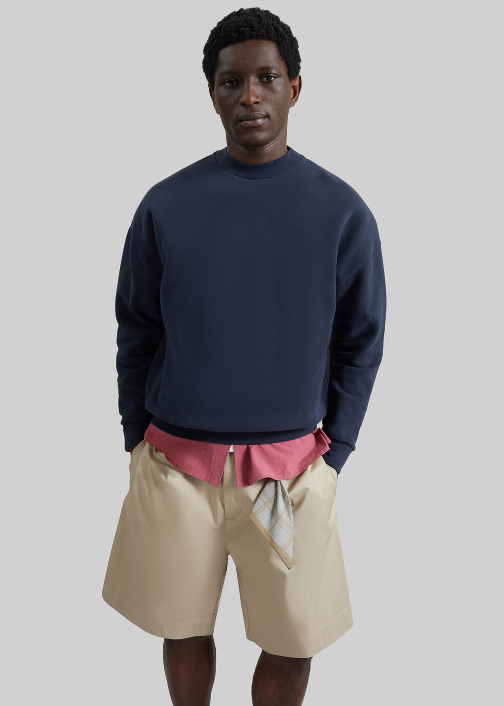 Darkpark Ben Crewneck Sweatshirt - Blue Navy