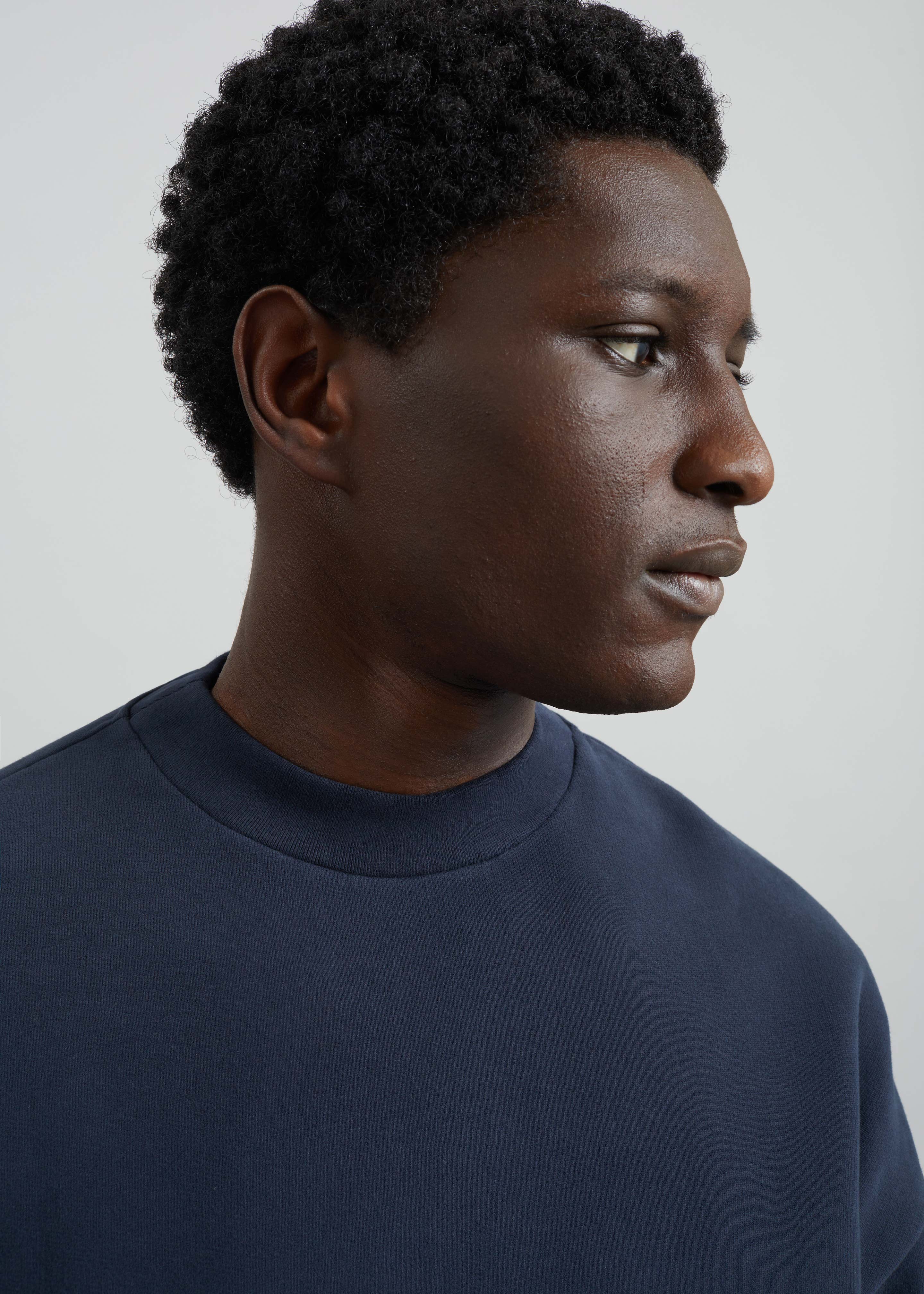 Darkpark Ben Crewneck Sweatshirt - Blue Navy – The Frankie Shop