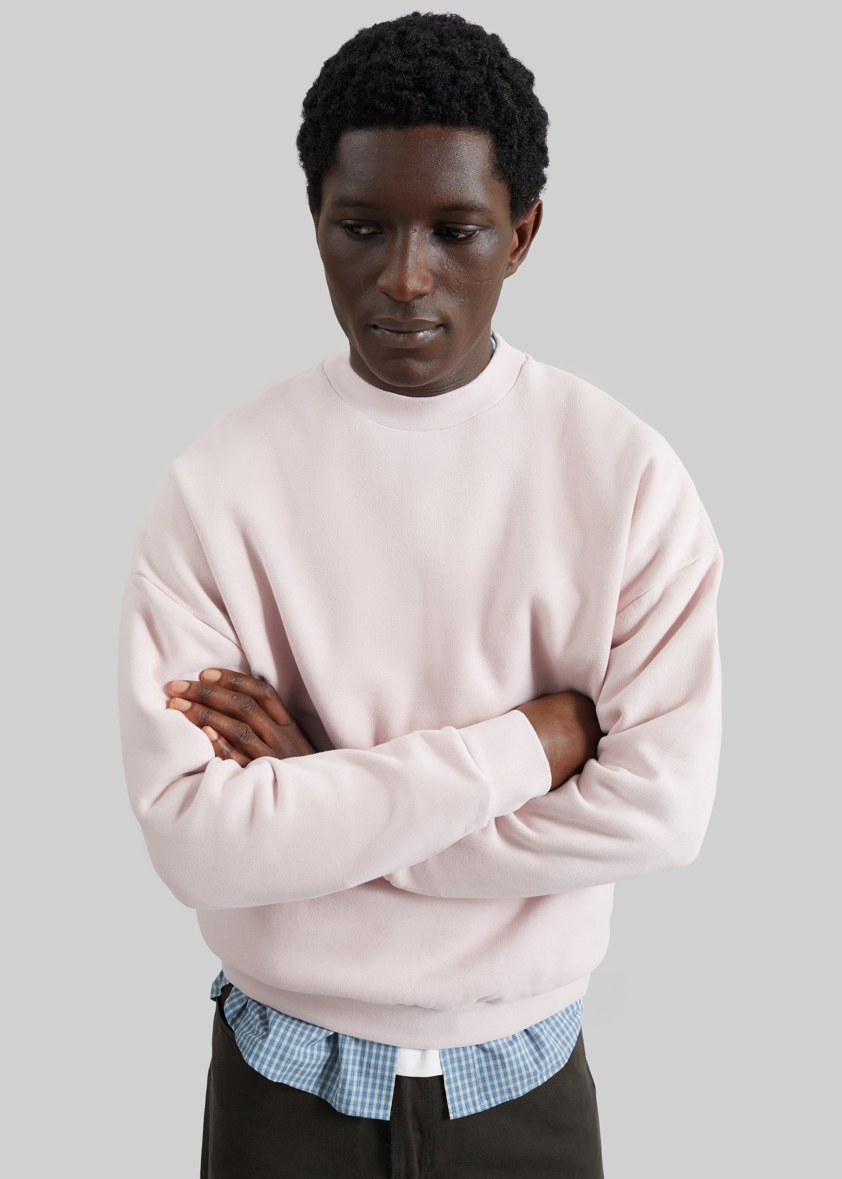 Darkpark Ben Crewneck Sweatshirt - Pink - 3