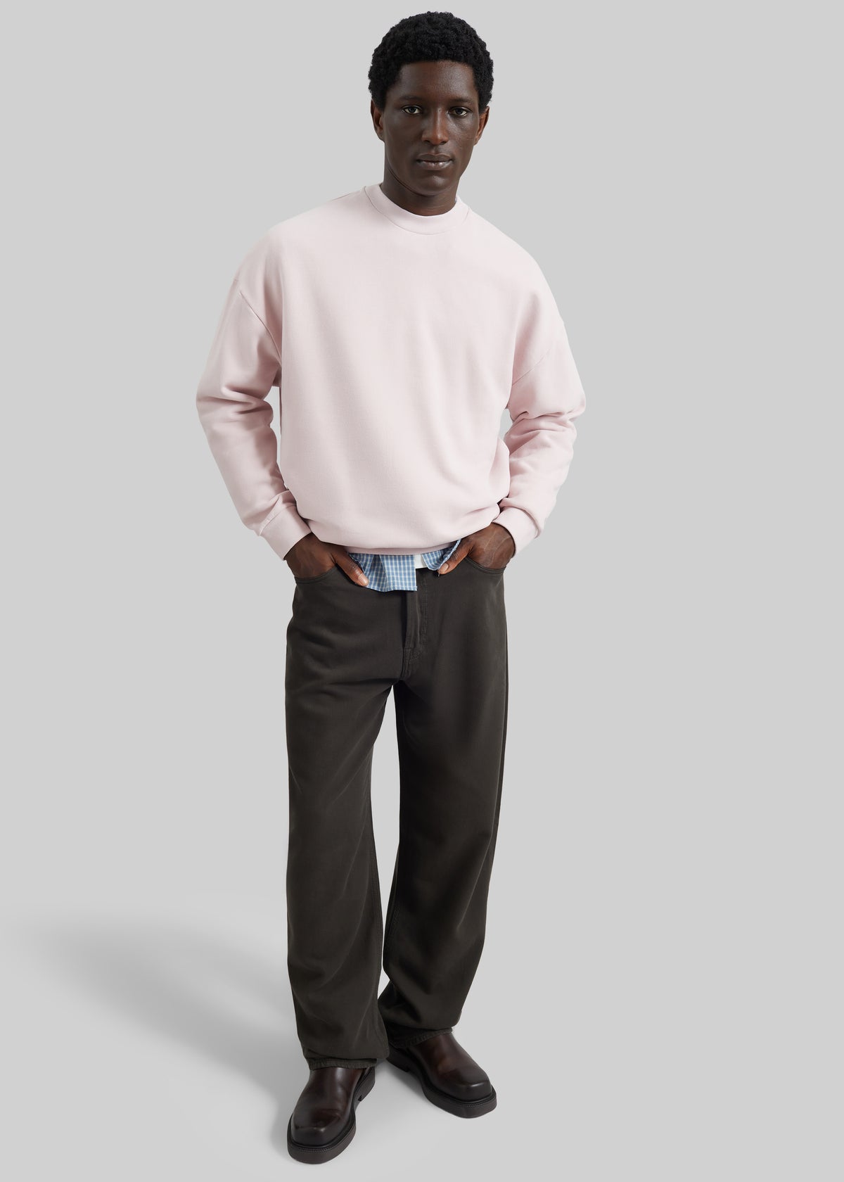 Darkpark Ben Crewneck Sweatshirt - Pink - 2